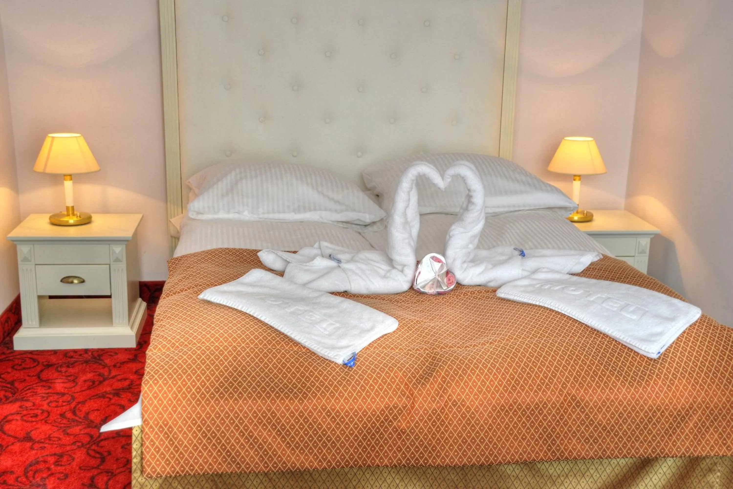 Bed in GWAREK Centrum Wypoczynkowe