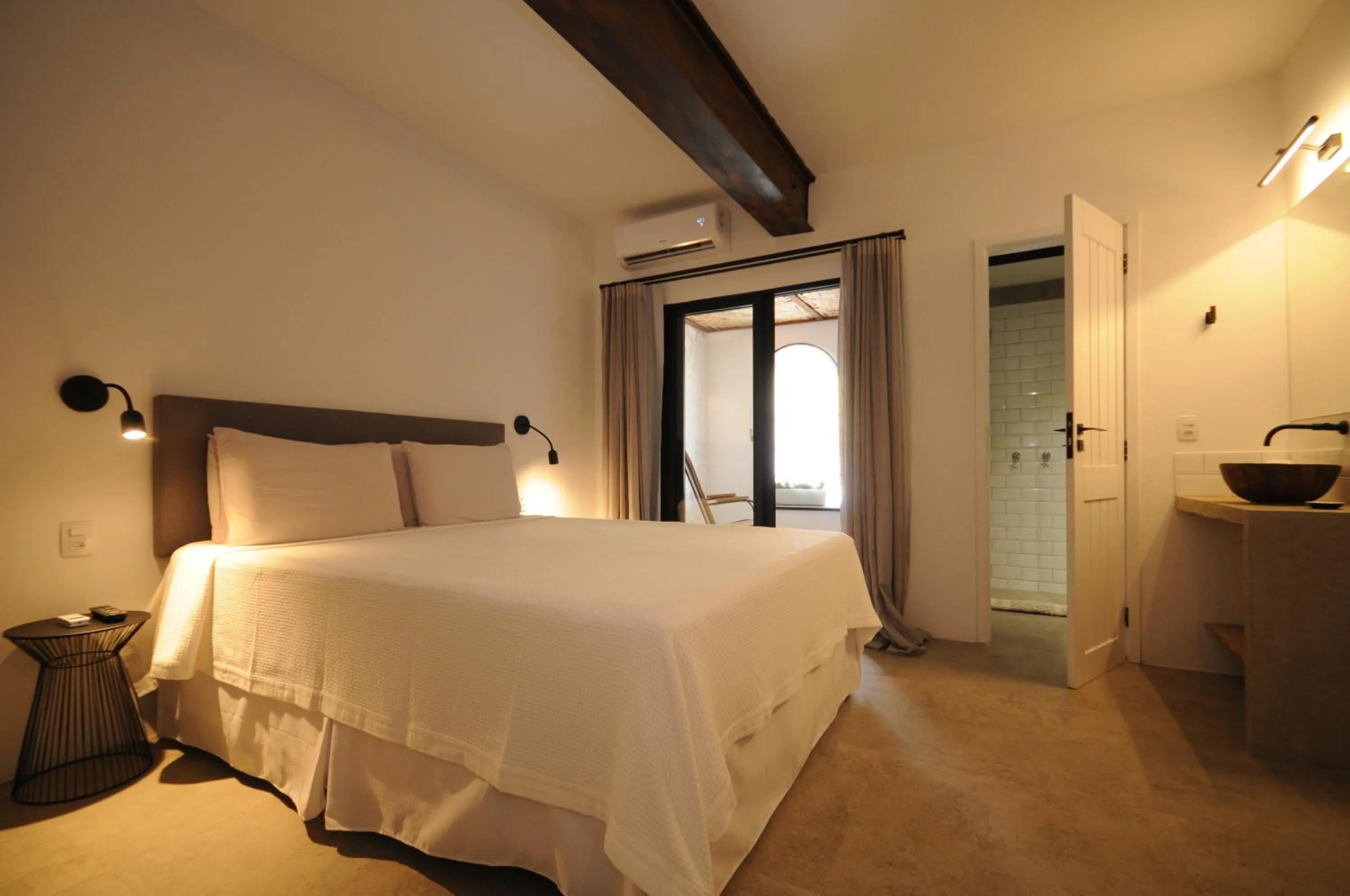 Bedroom, Bed in Villa Santa Fé