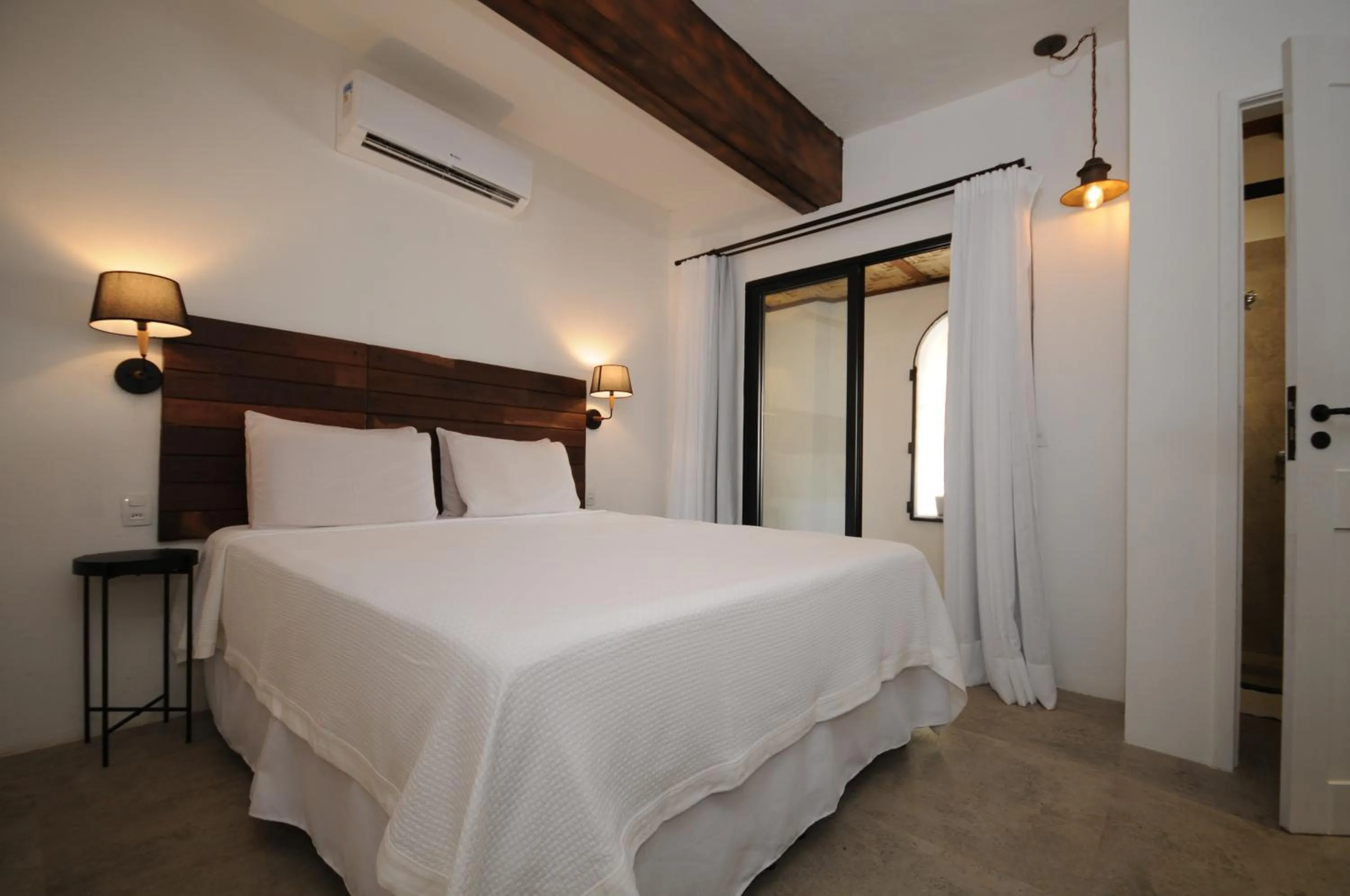 Bedroom, Bed in Villa Santa Fé