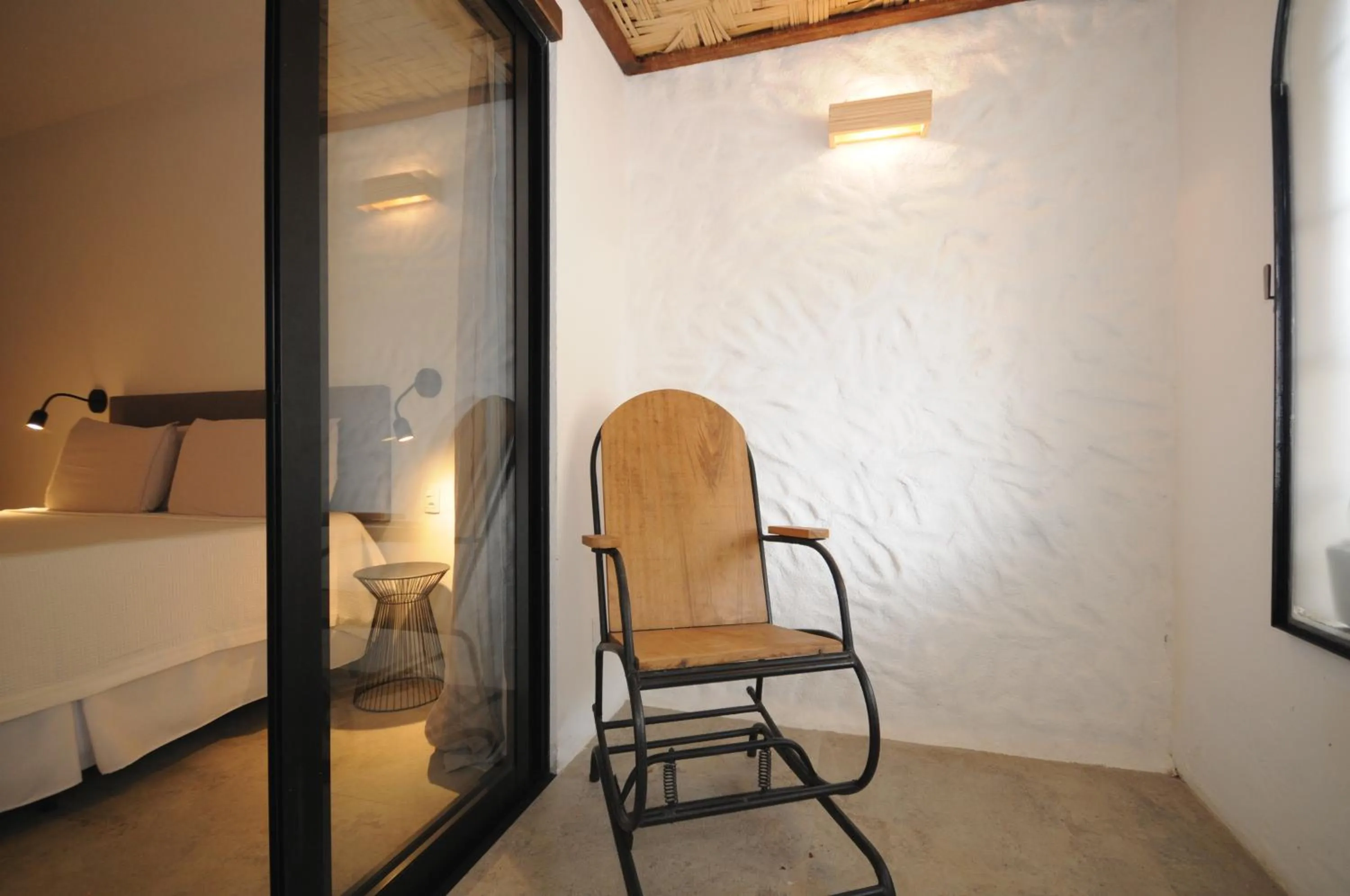 Patio, Bed in Villa Santa Fé