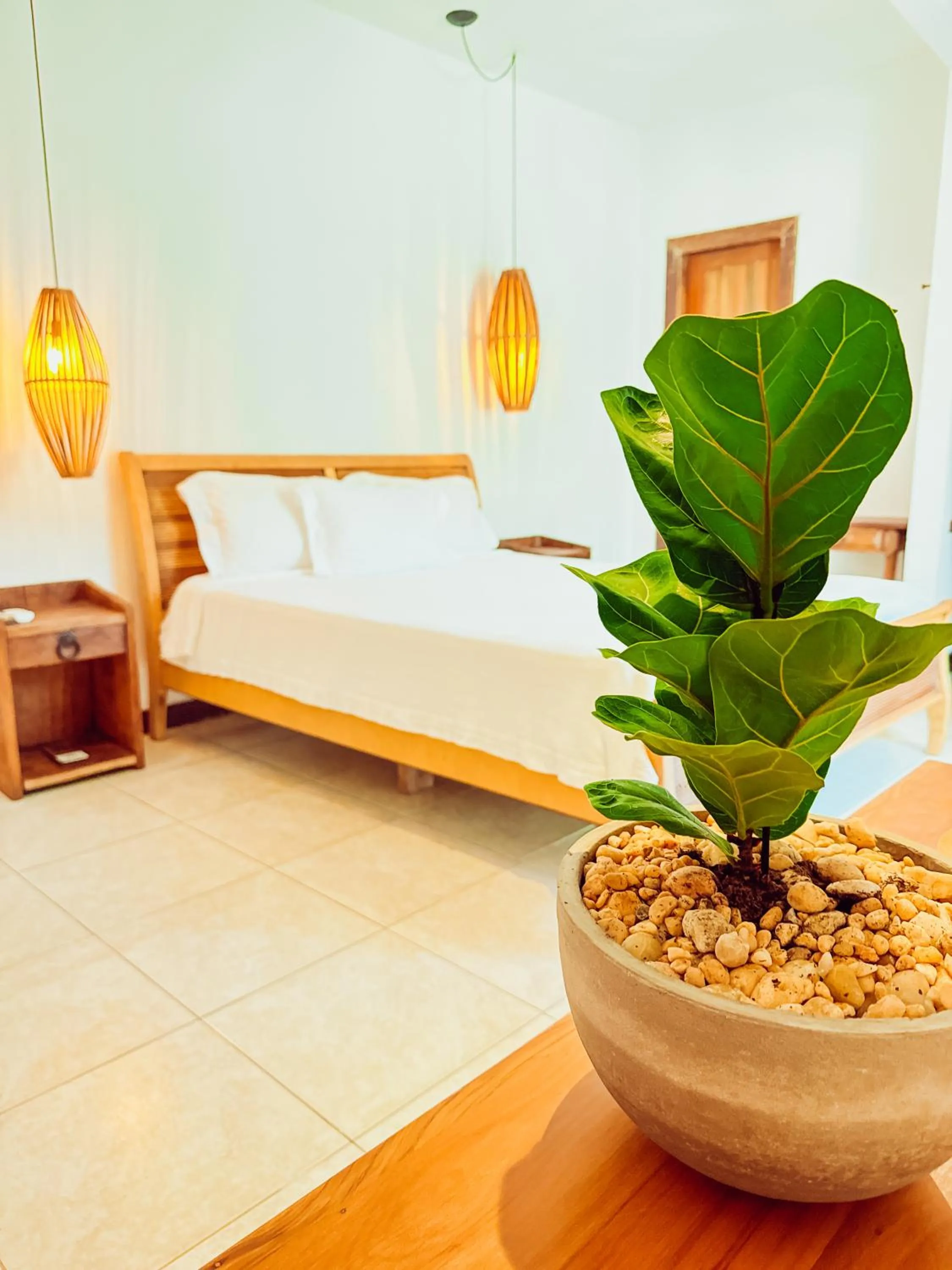 Bedroom, Bed in Villa Santa Fé