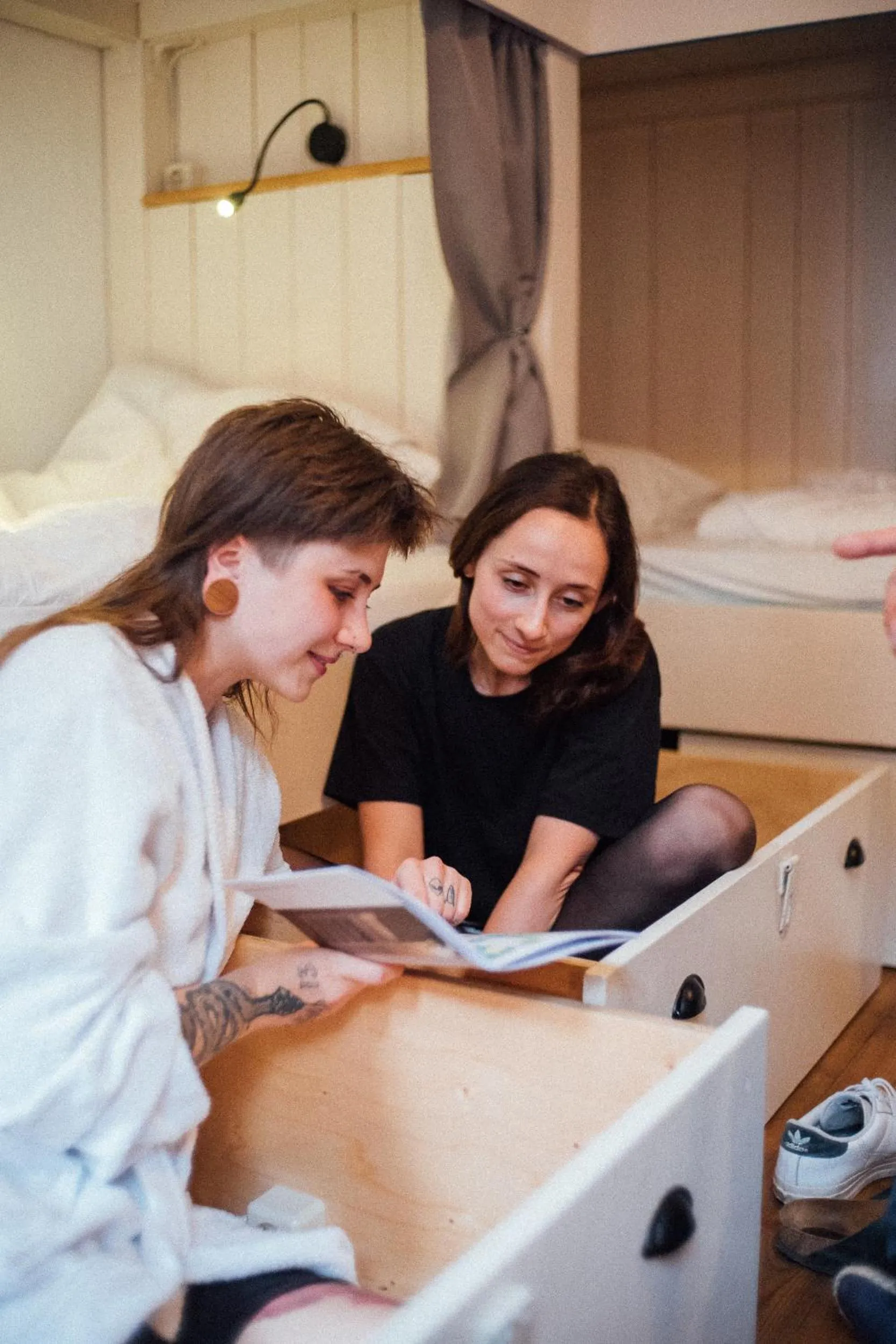 People in Hostel Multitude