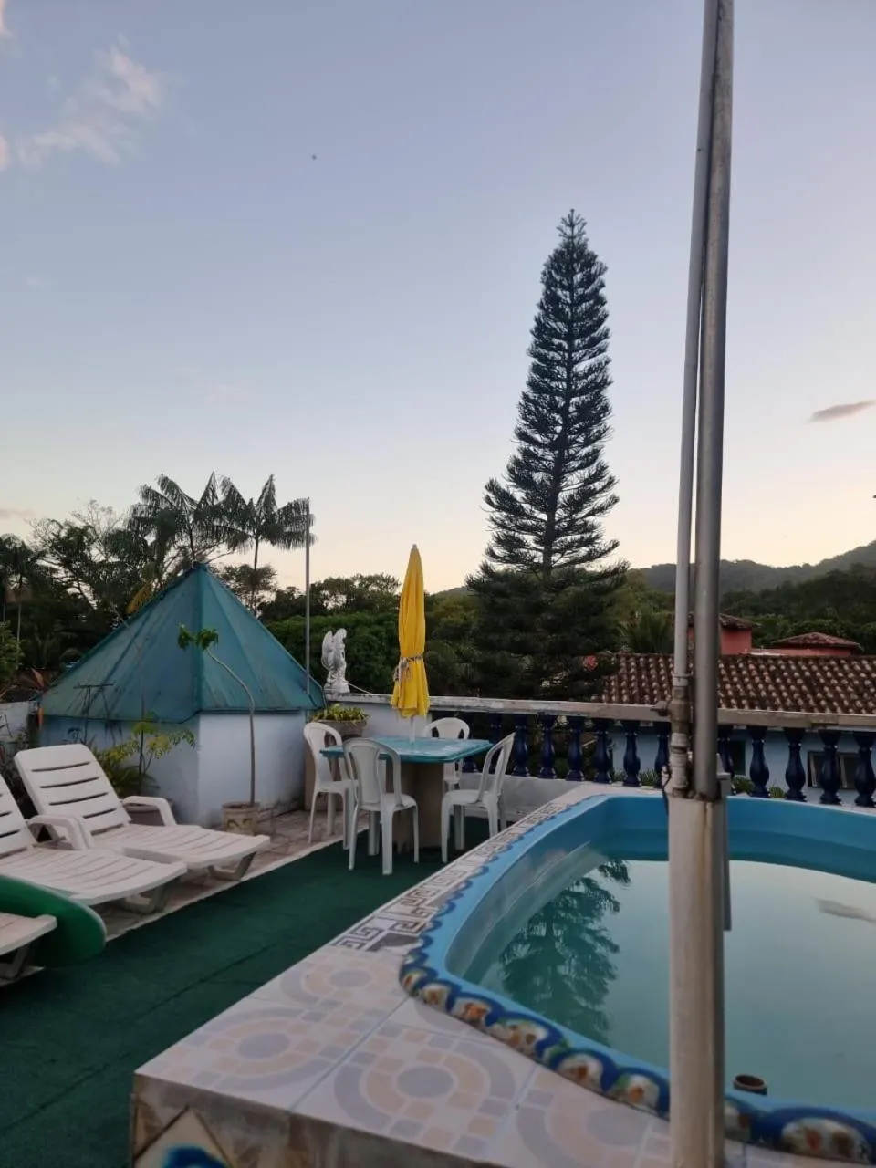 Swimming pool in Pousada Solstício De Verão