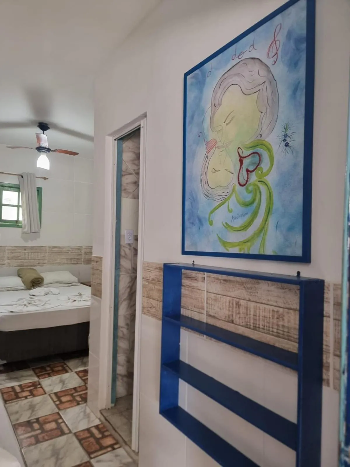 Bed in Pousada Solstício De Verão
