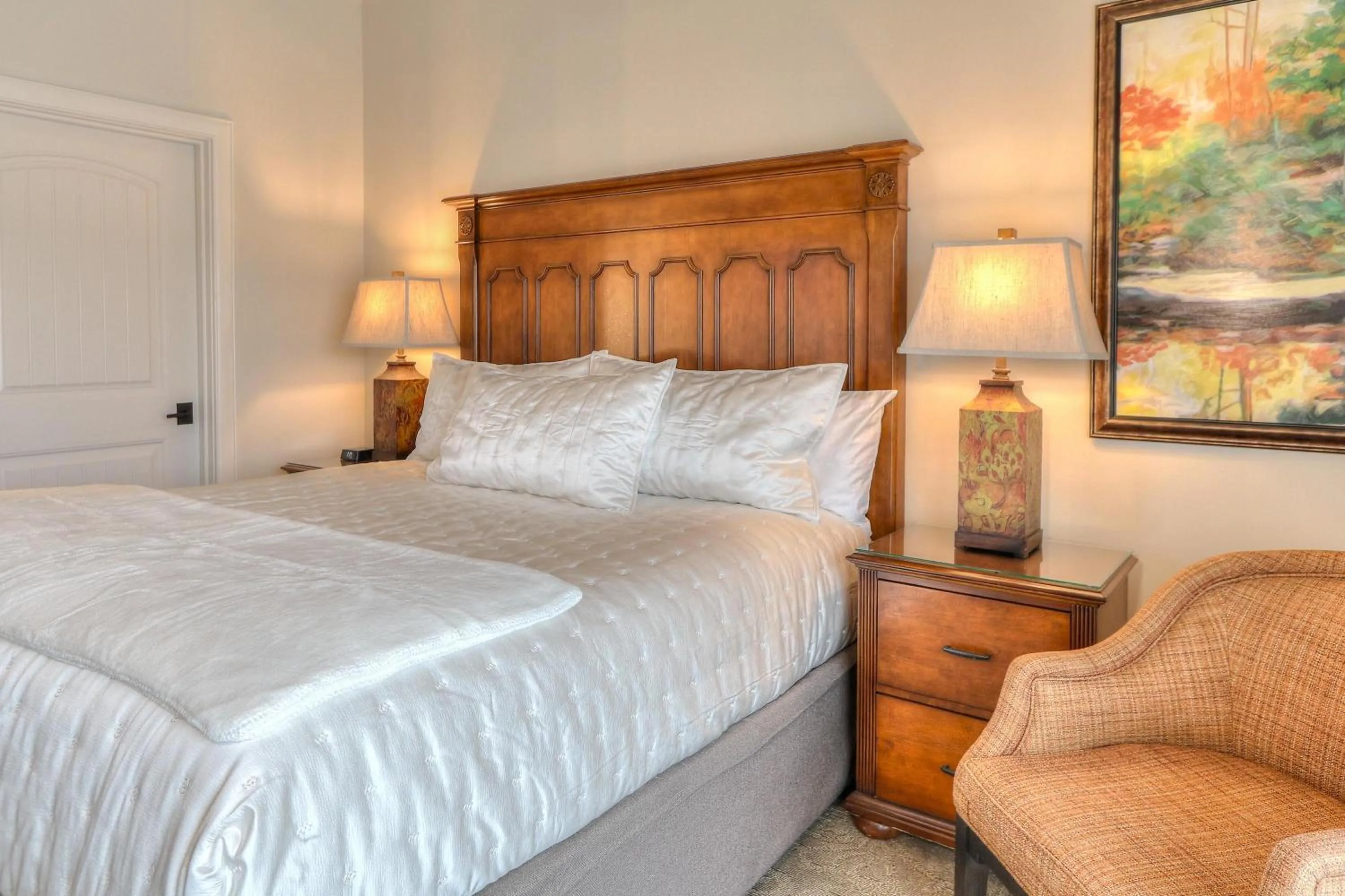 Bed in RiverStone Condo Resort & Spa