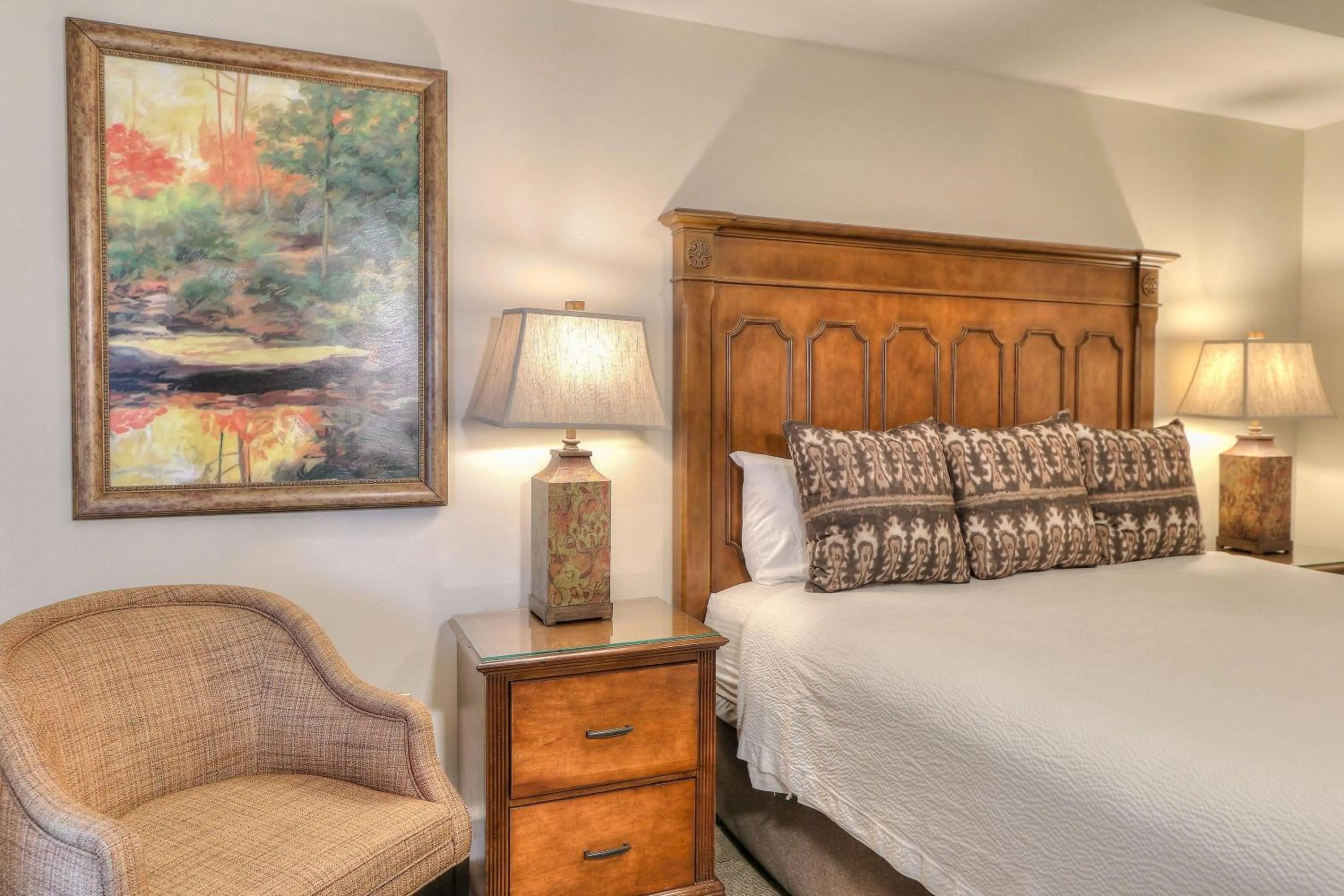 Bed in RiverStone Condo Resort & Spa