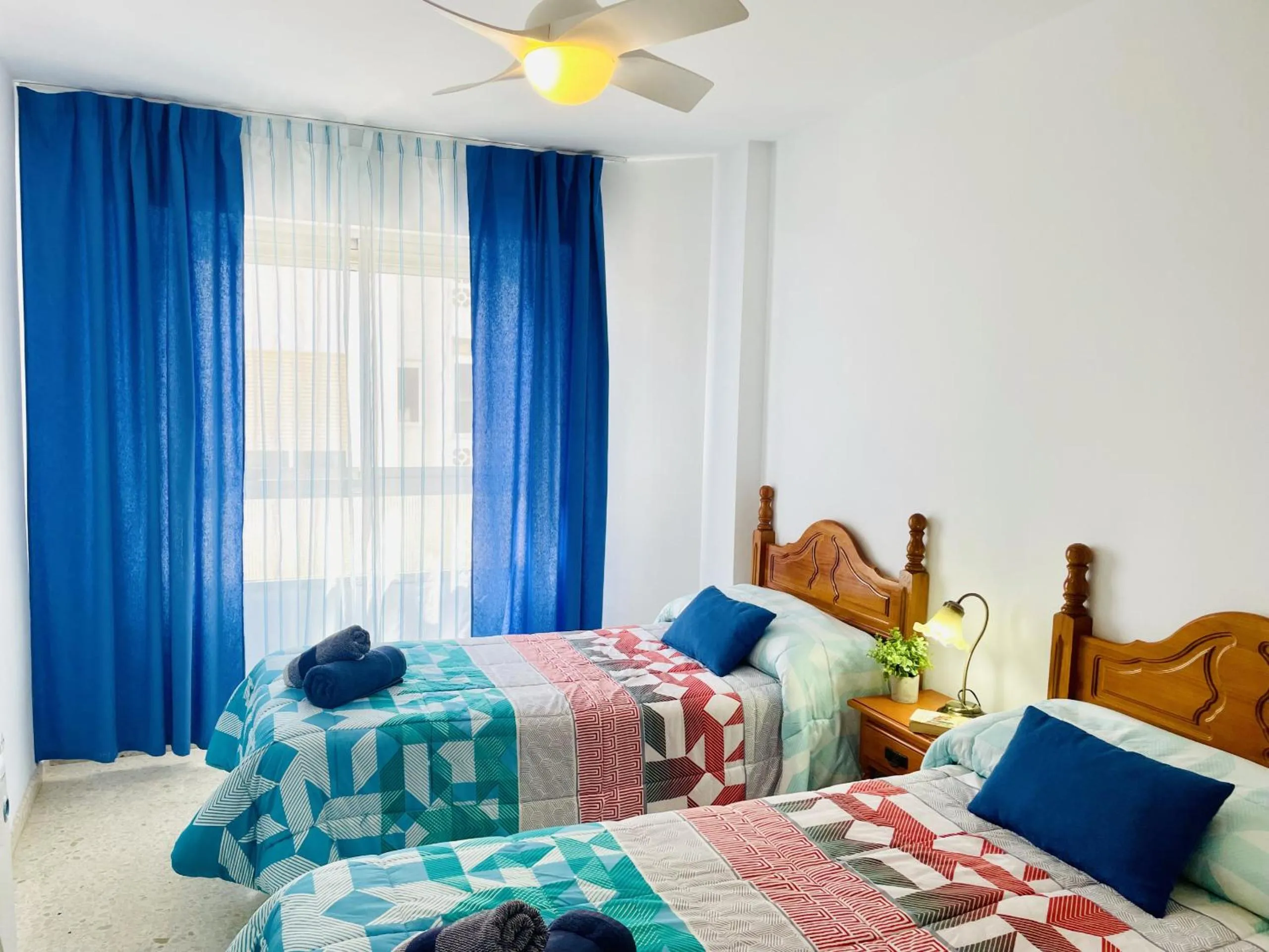 Bed in Beach and Family