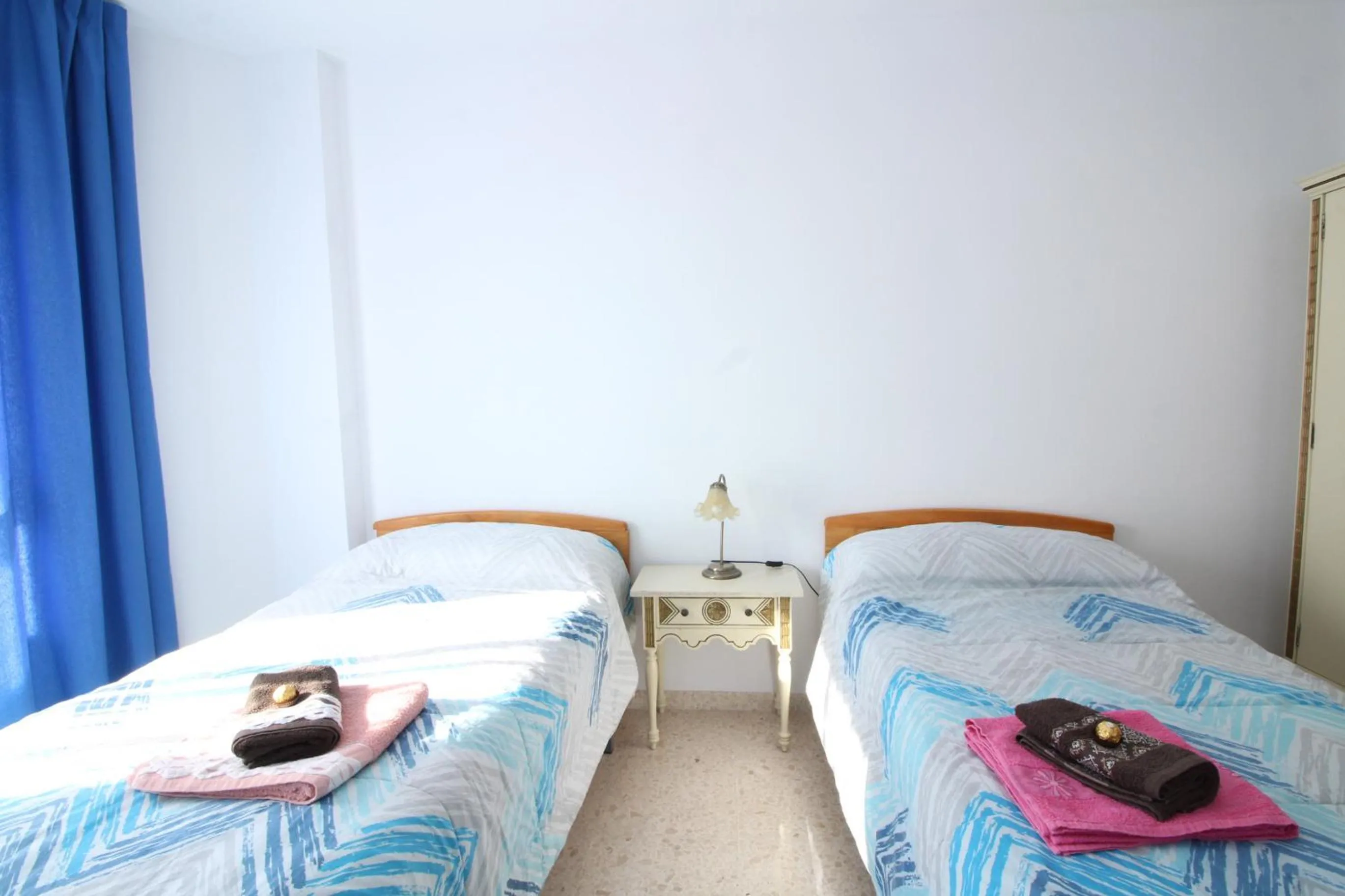 Bed in Beach and Family