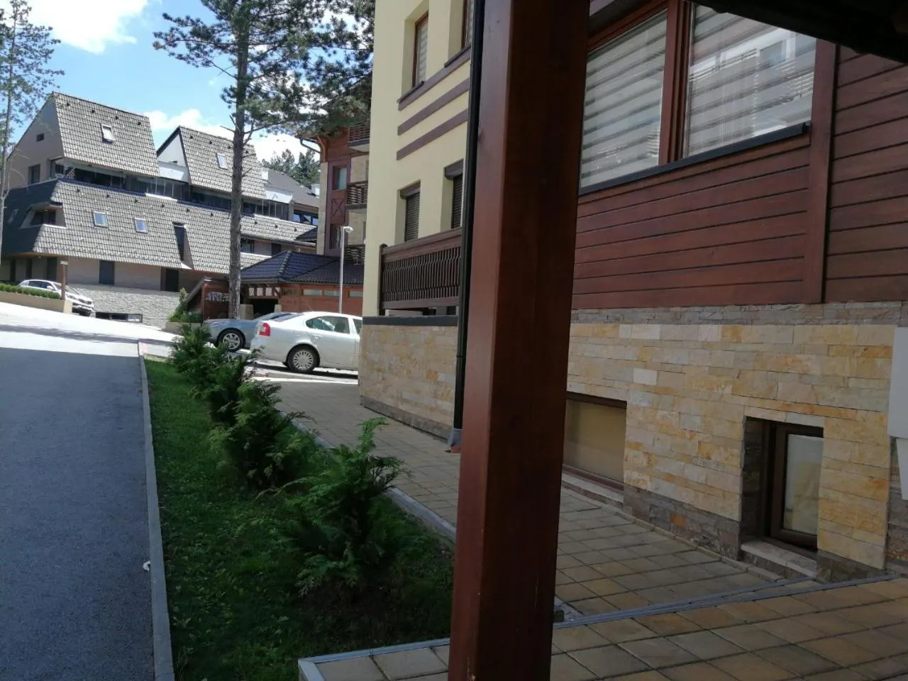 Garden view in Apartman Svetogorska