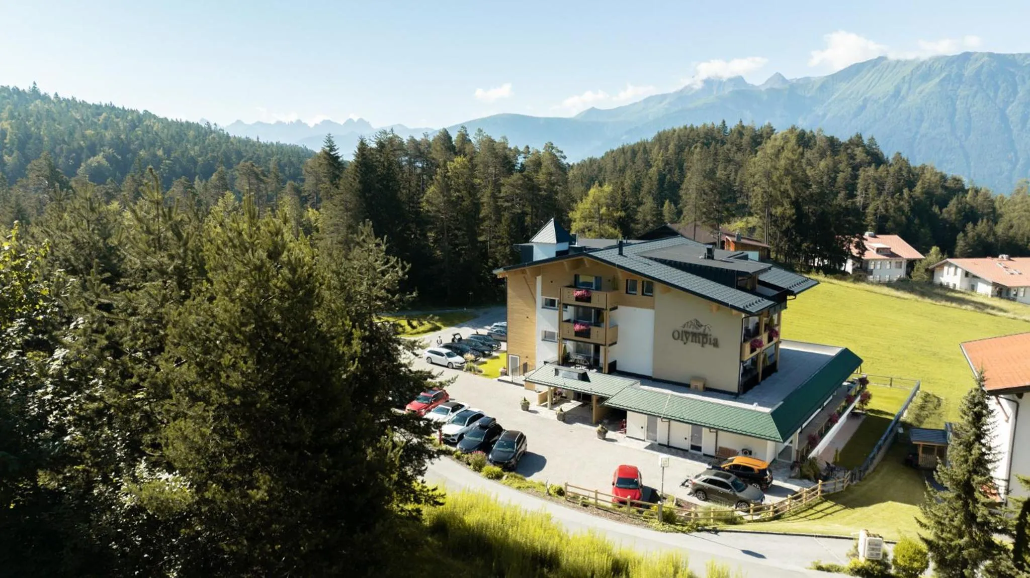 Property building in Das Aparthotel Olympia Tirol