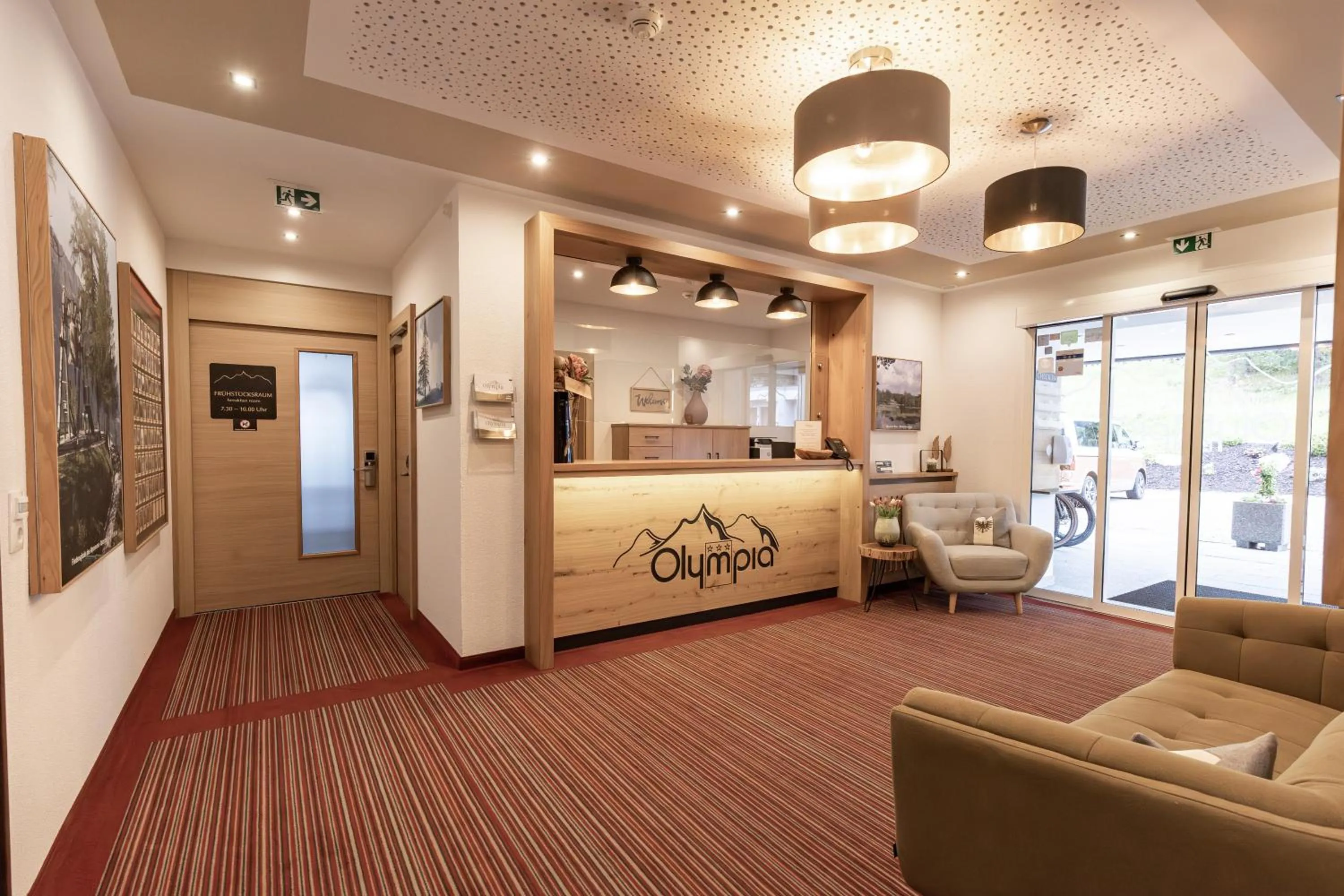 Lobby or reception in Das Aparthotel Olympia Tirol
