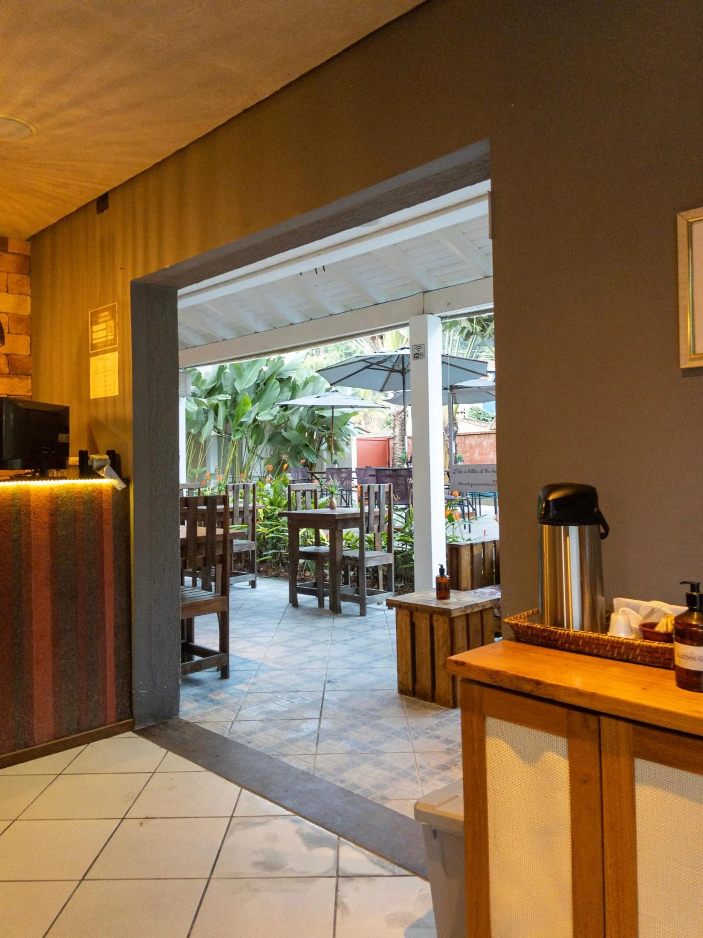 Lobby or reception in Pousada Toca da Praia