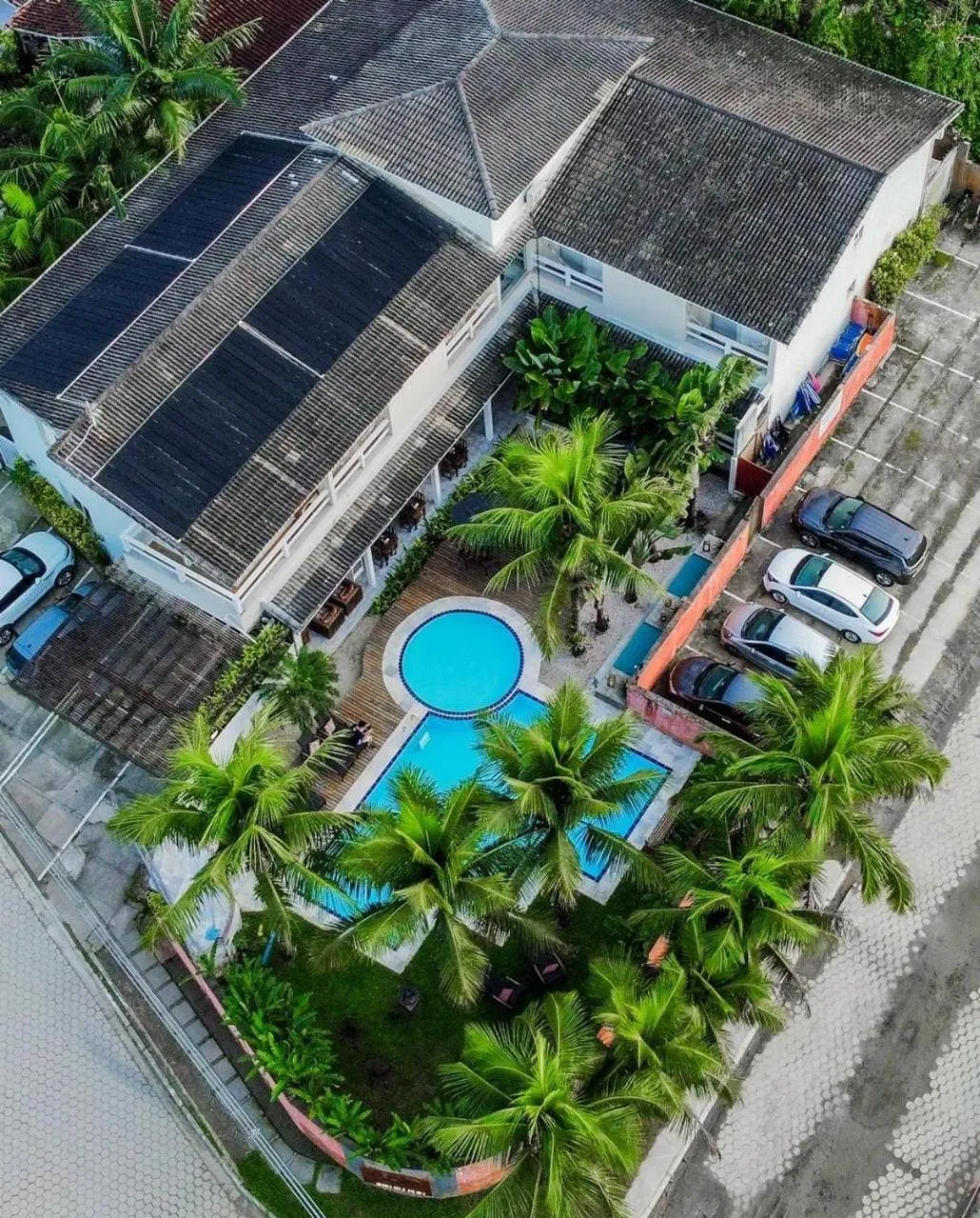 Bird's eye view in Pousada Toca da Praia