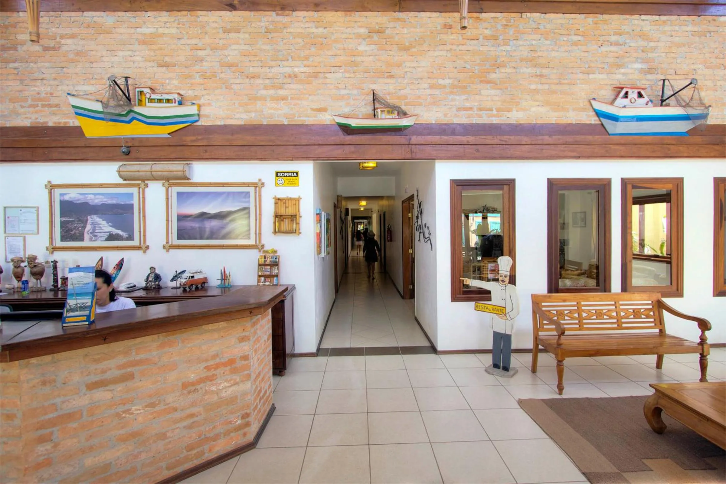 Lobby or reception in Pousada Porto Mare