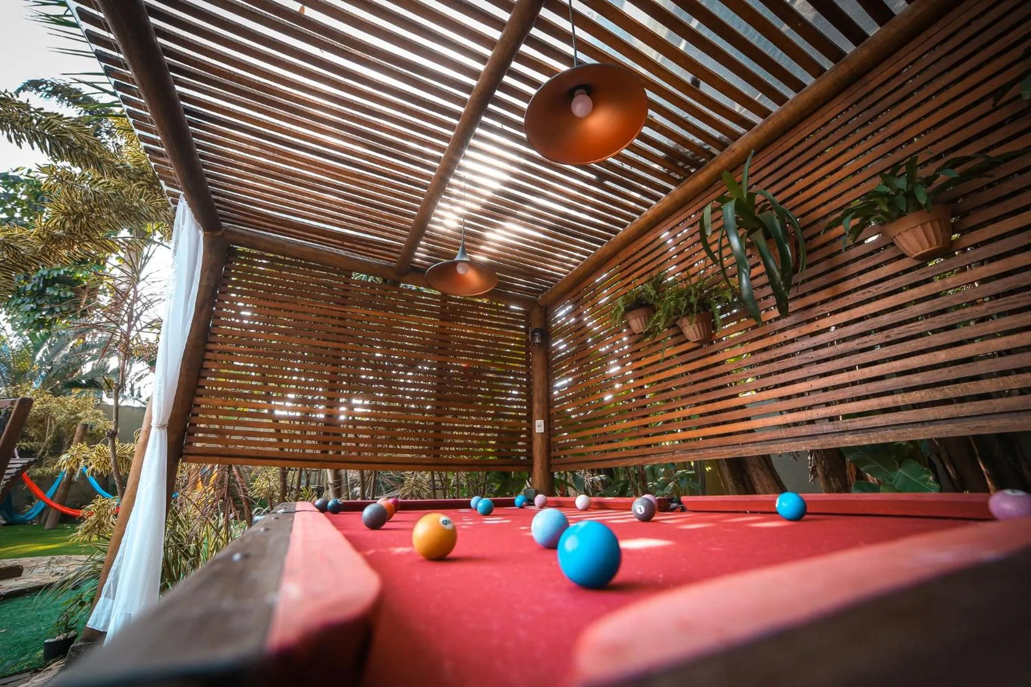 Seating area in Pousada Porto Mare