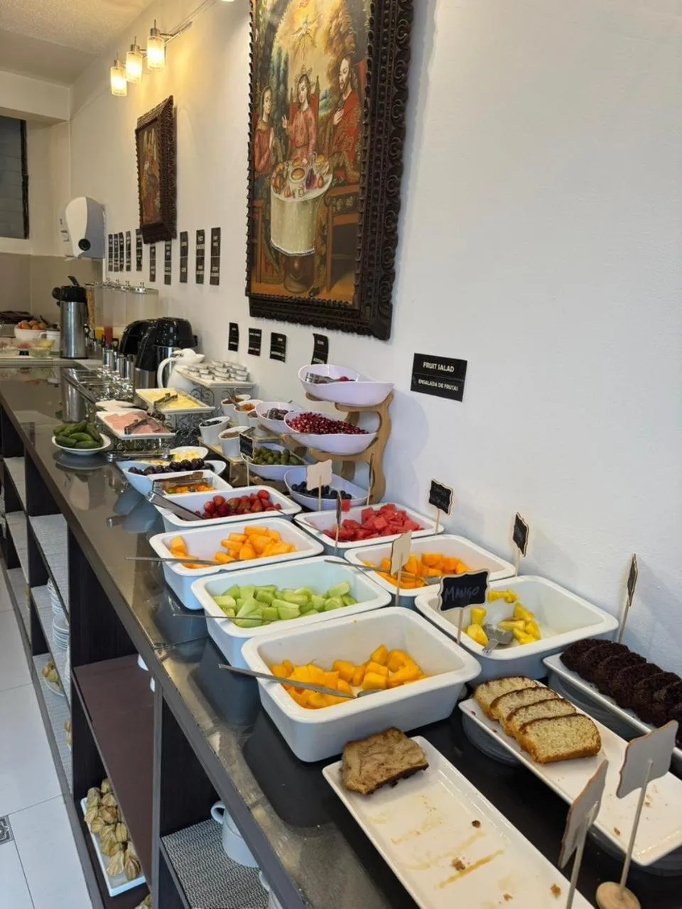 Buffet breakfast in Awki´s Dream Hotel