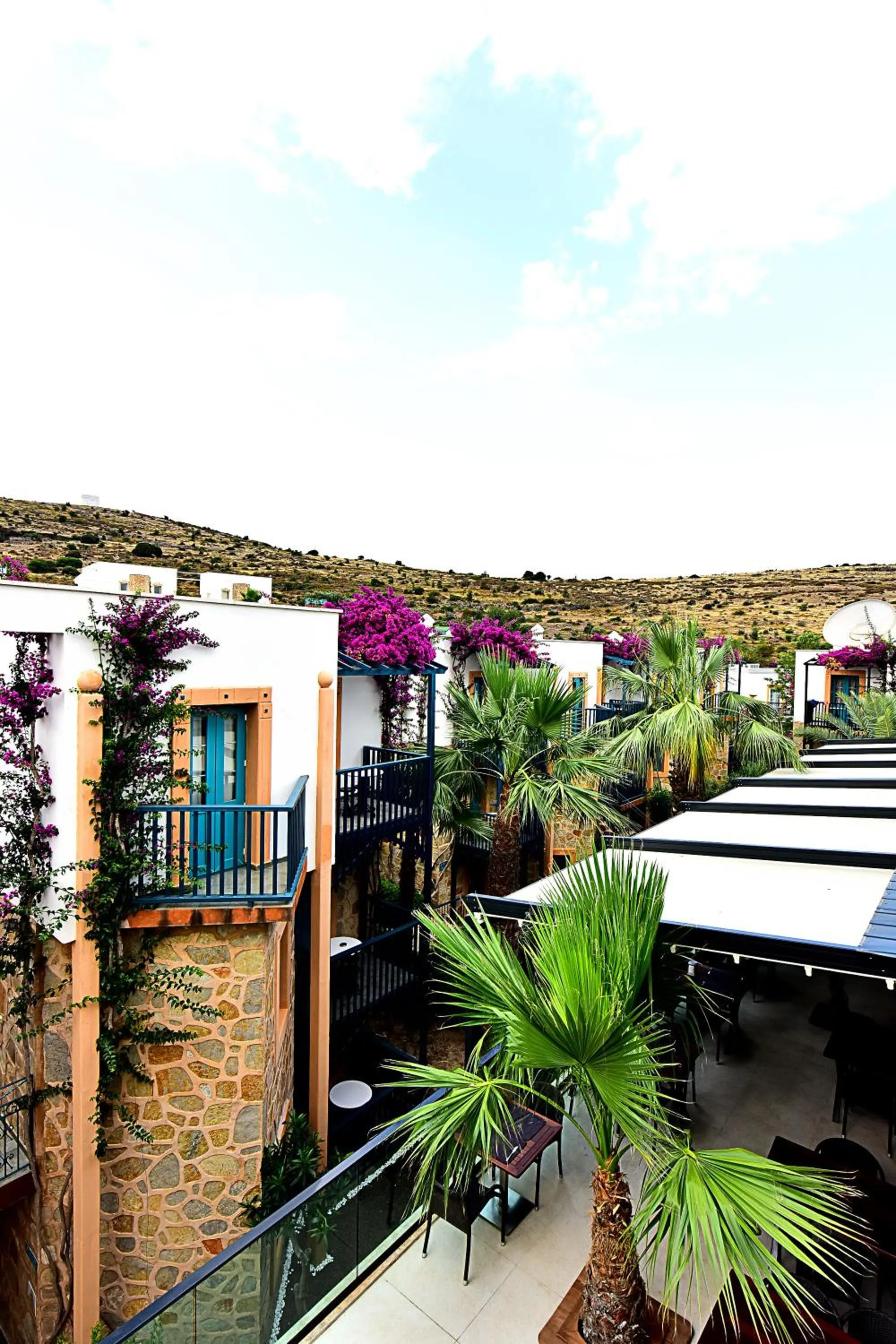 Patio in Jasmin Beach Hotel