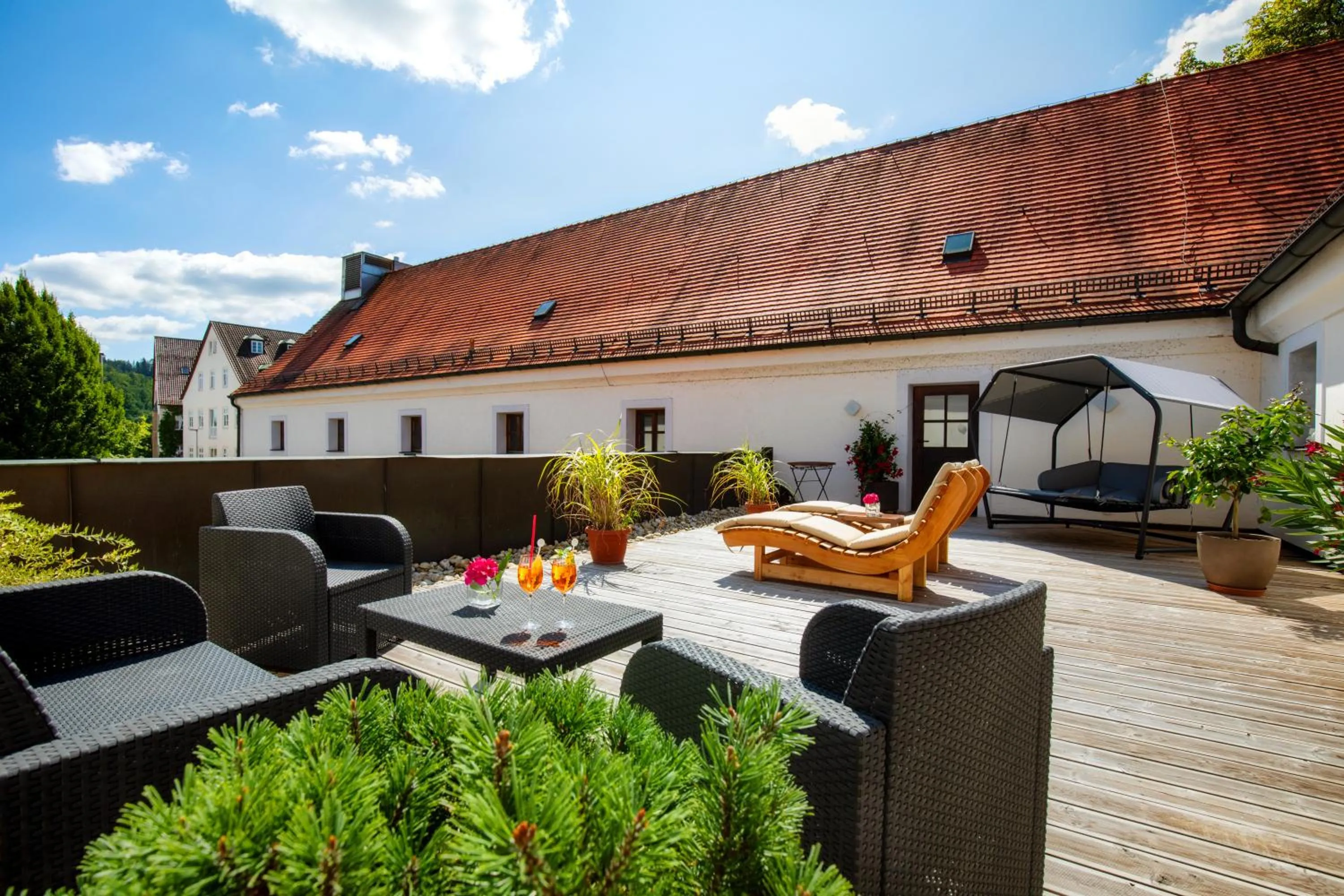 sunbed in Hotel zur Post