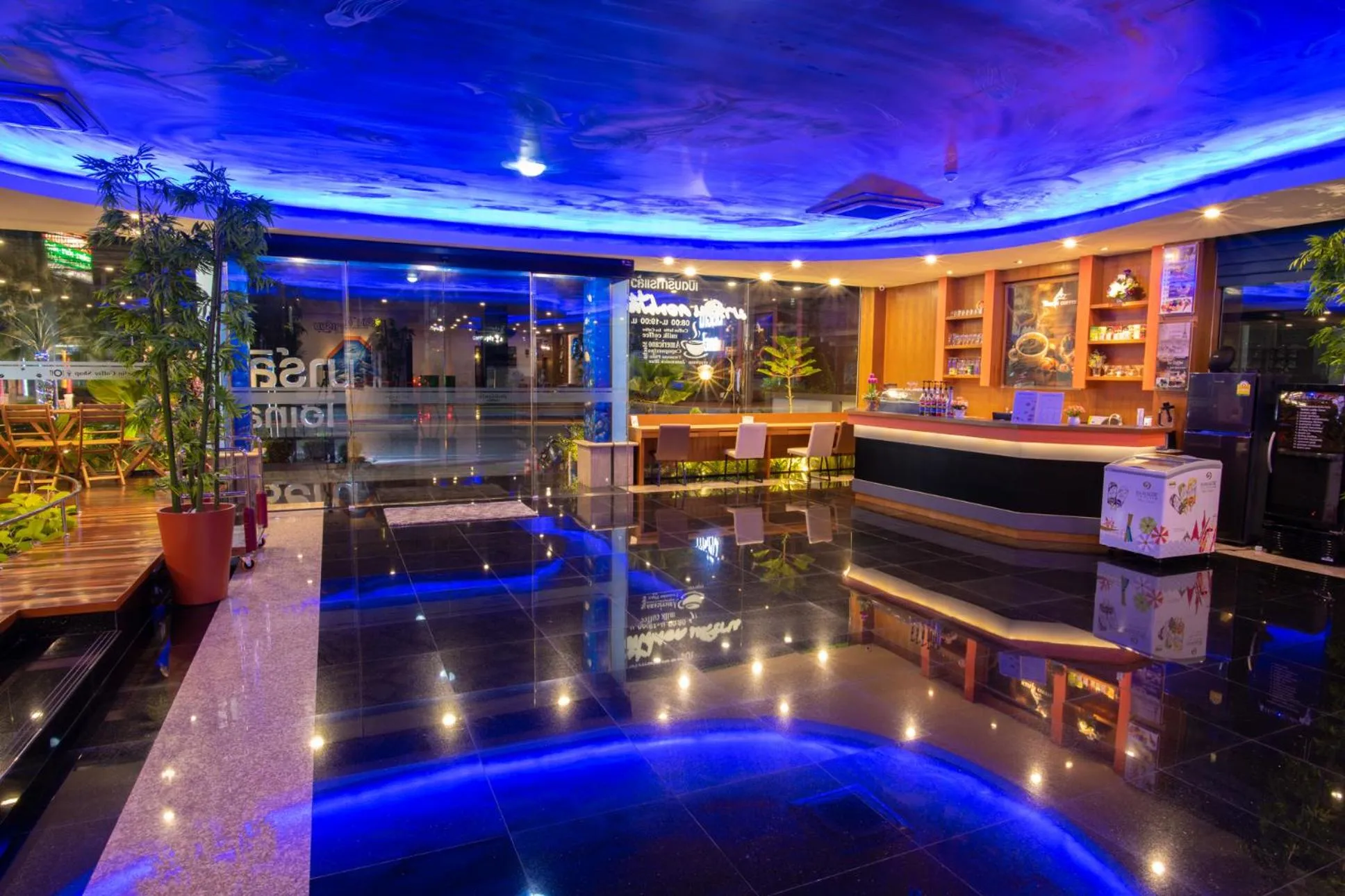 Property logo or sign in Marlin Hotel