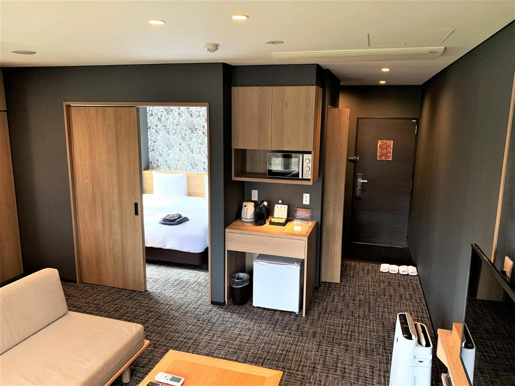 Living room, Bed in Miru Niseko