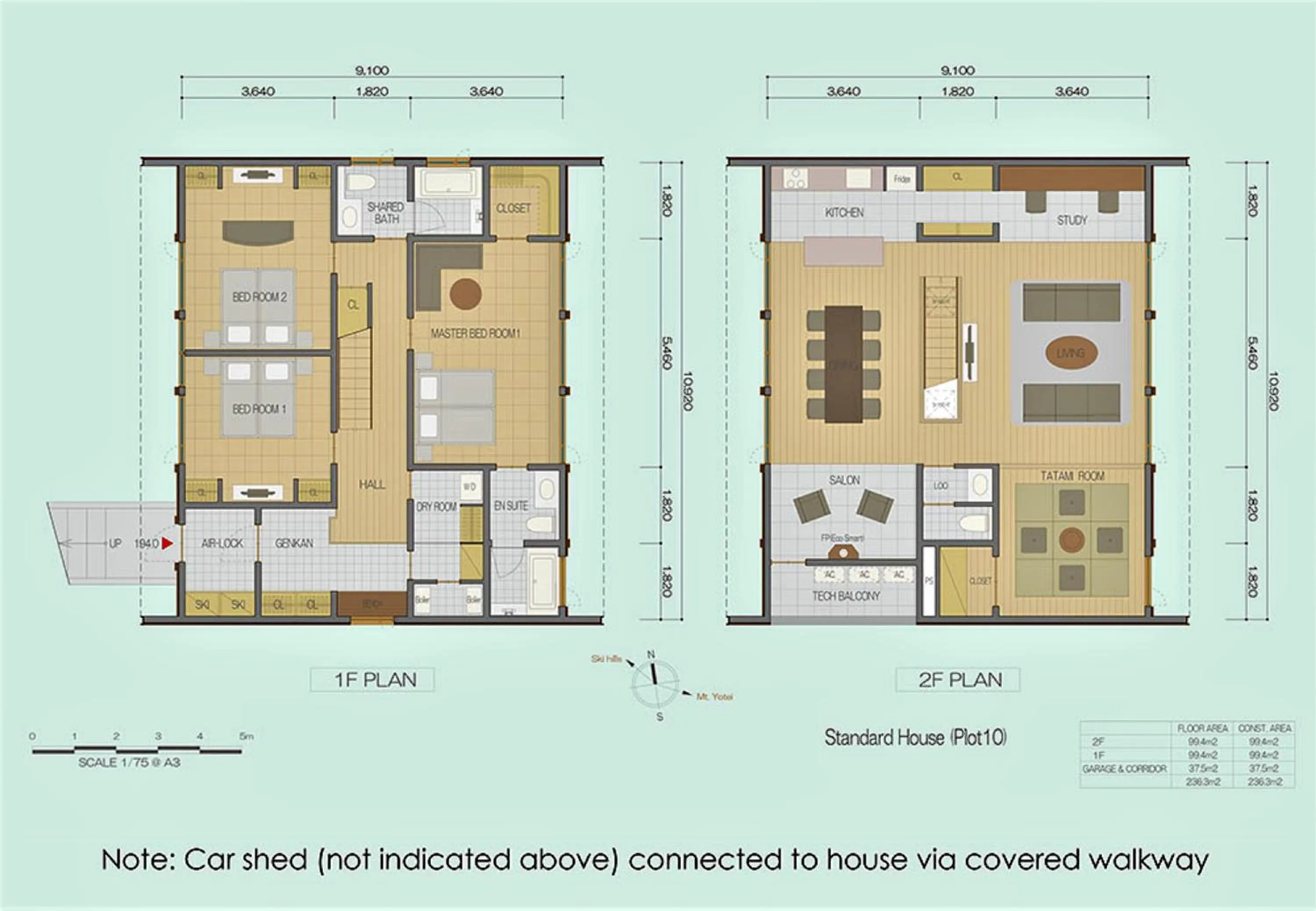 Floor plan in Miru Niseko