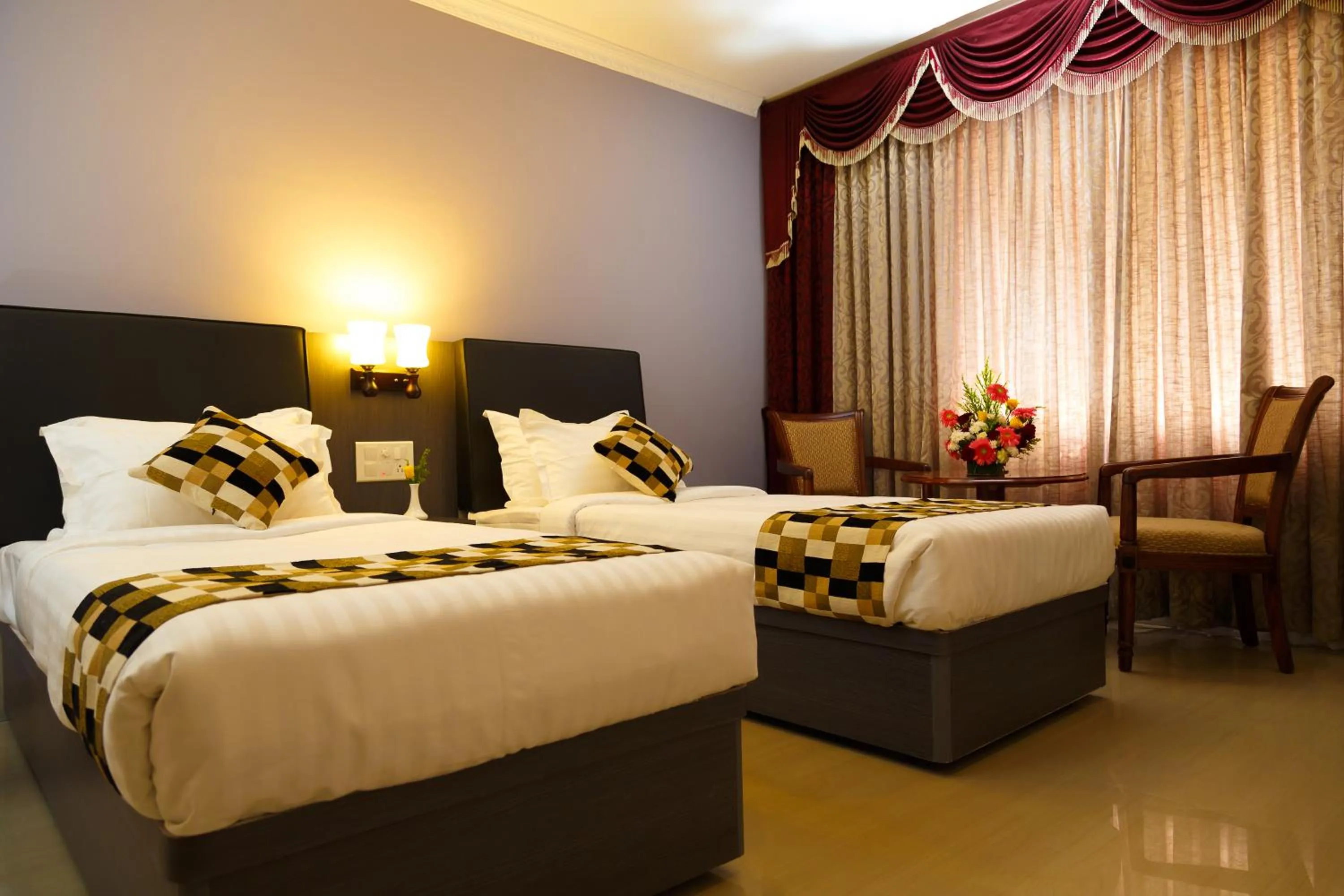 Bedroom, Bed in Hotel Gopalapuram International