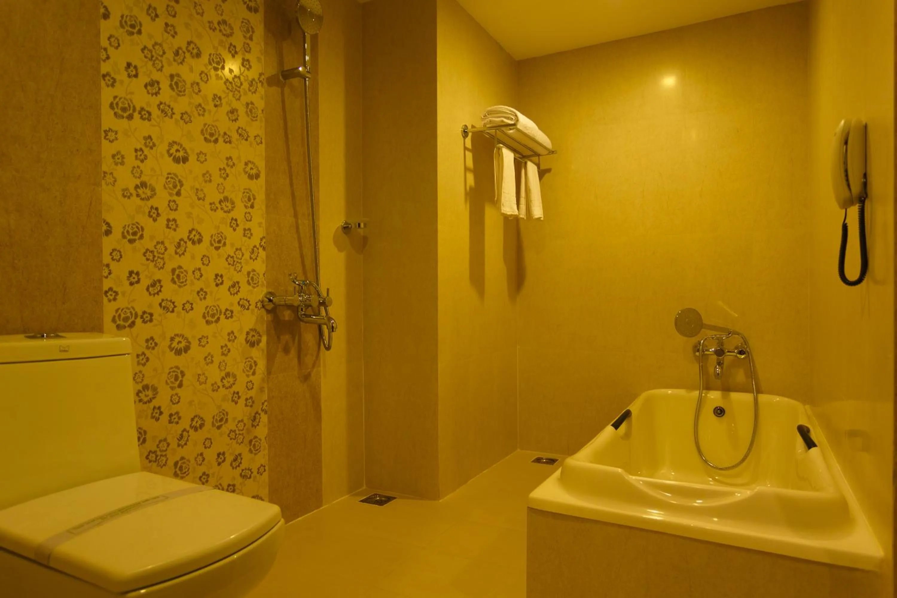 Shower in Hotel Gopalapuram International