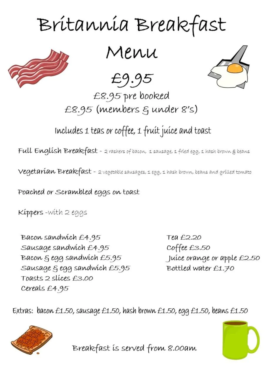 Breakfast in Royal Britannia Hotel