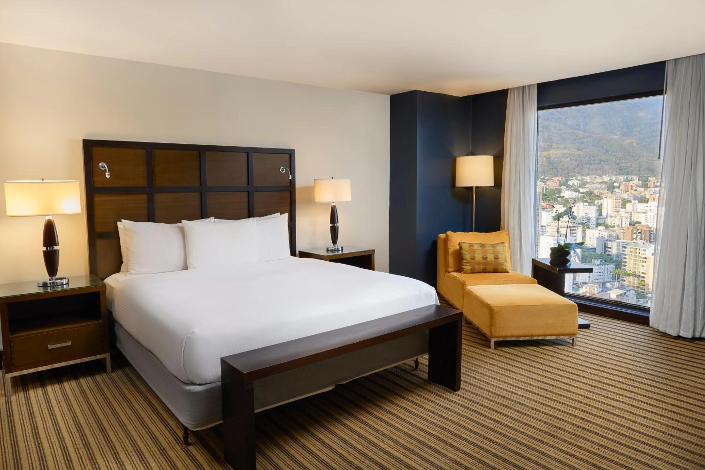 Bed in Renaissance Caracas La Castellana Hotel