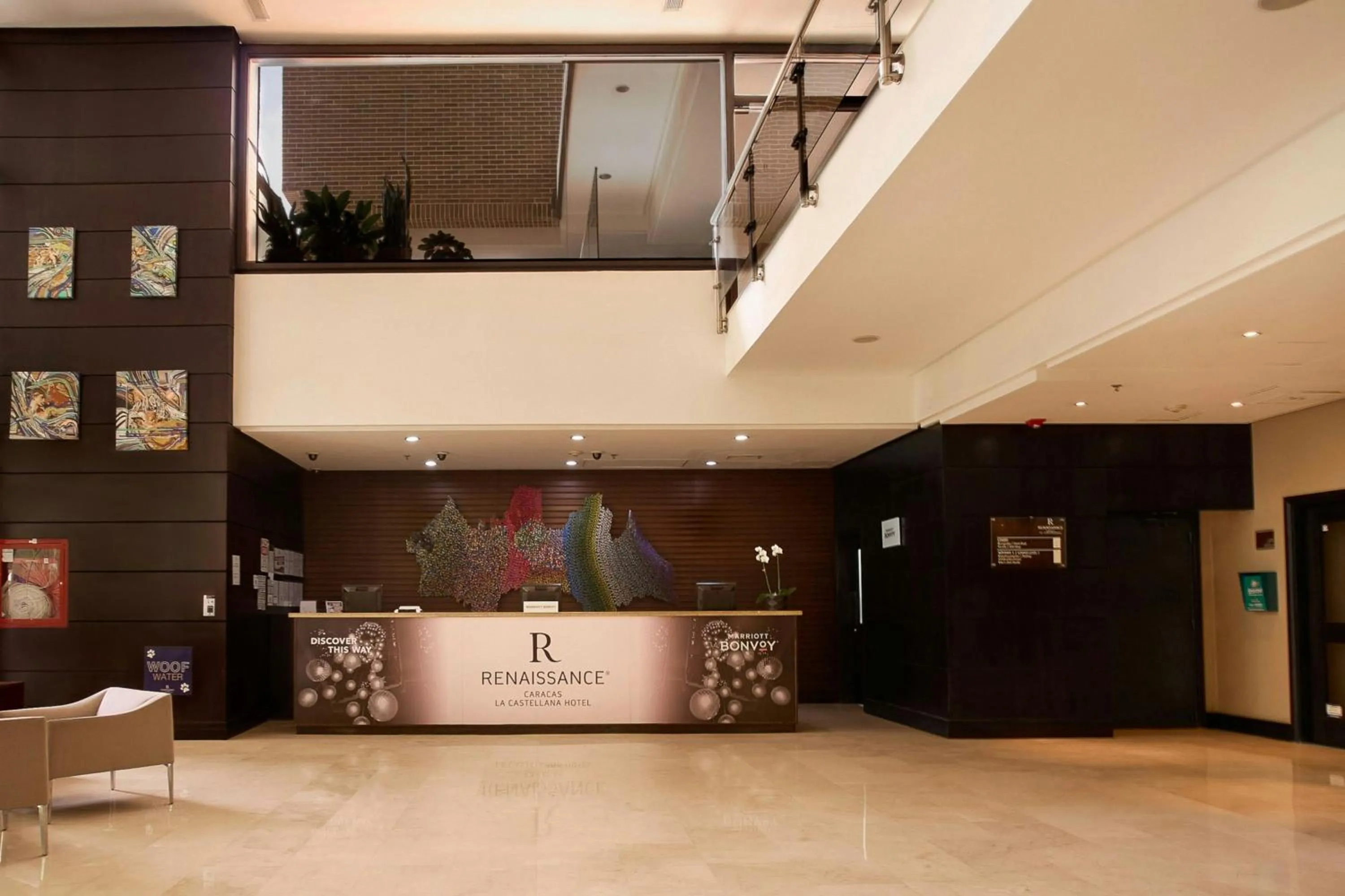 Lobby or reception in Renaissance Caracas La Castellana Hotel