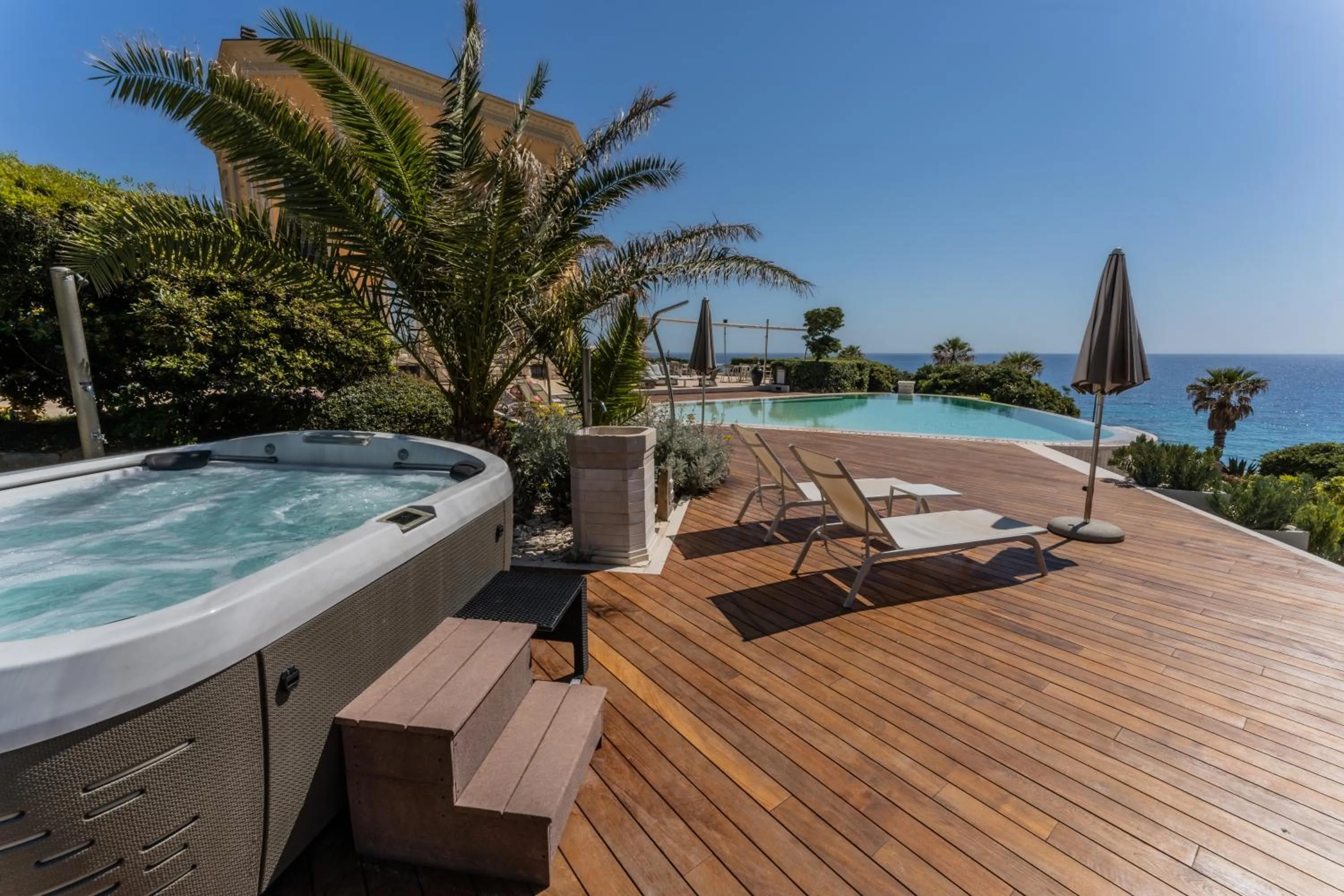 Patio in Villa Mosca Charming House