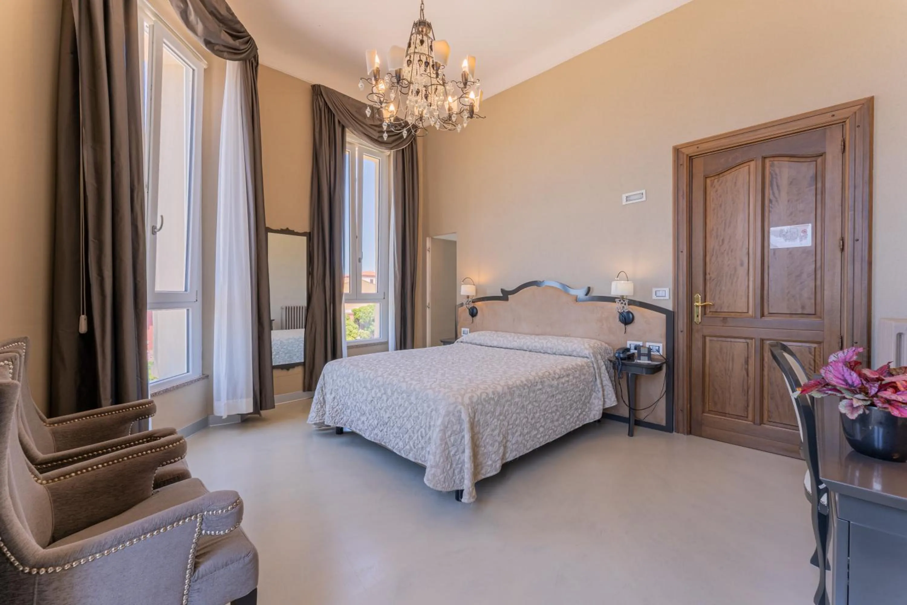 Bed in Villa Mosca Charming House