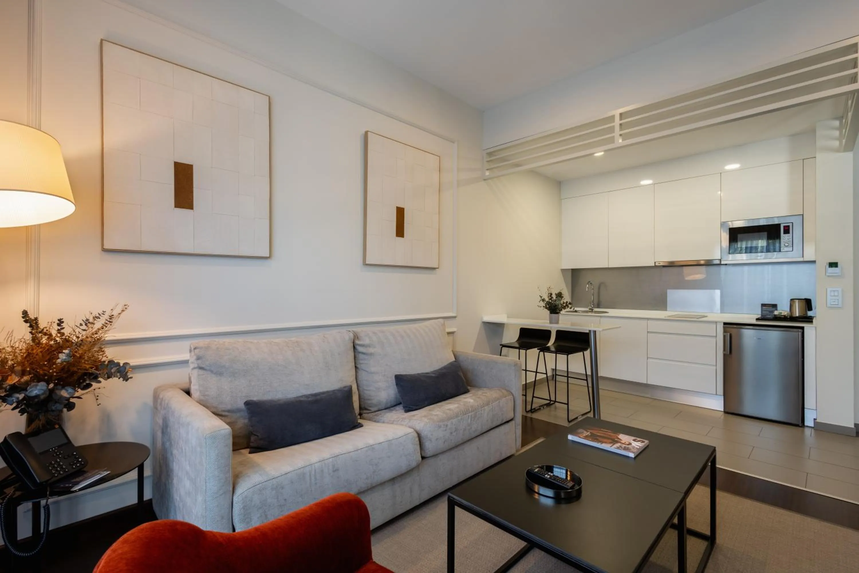 Living room in Sevilla Green Suites