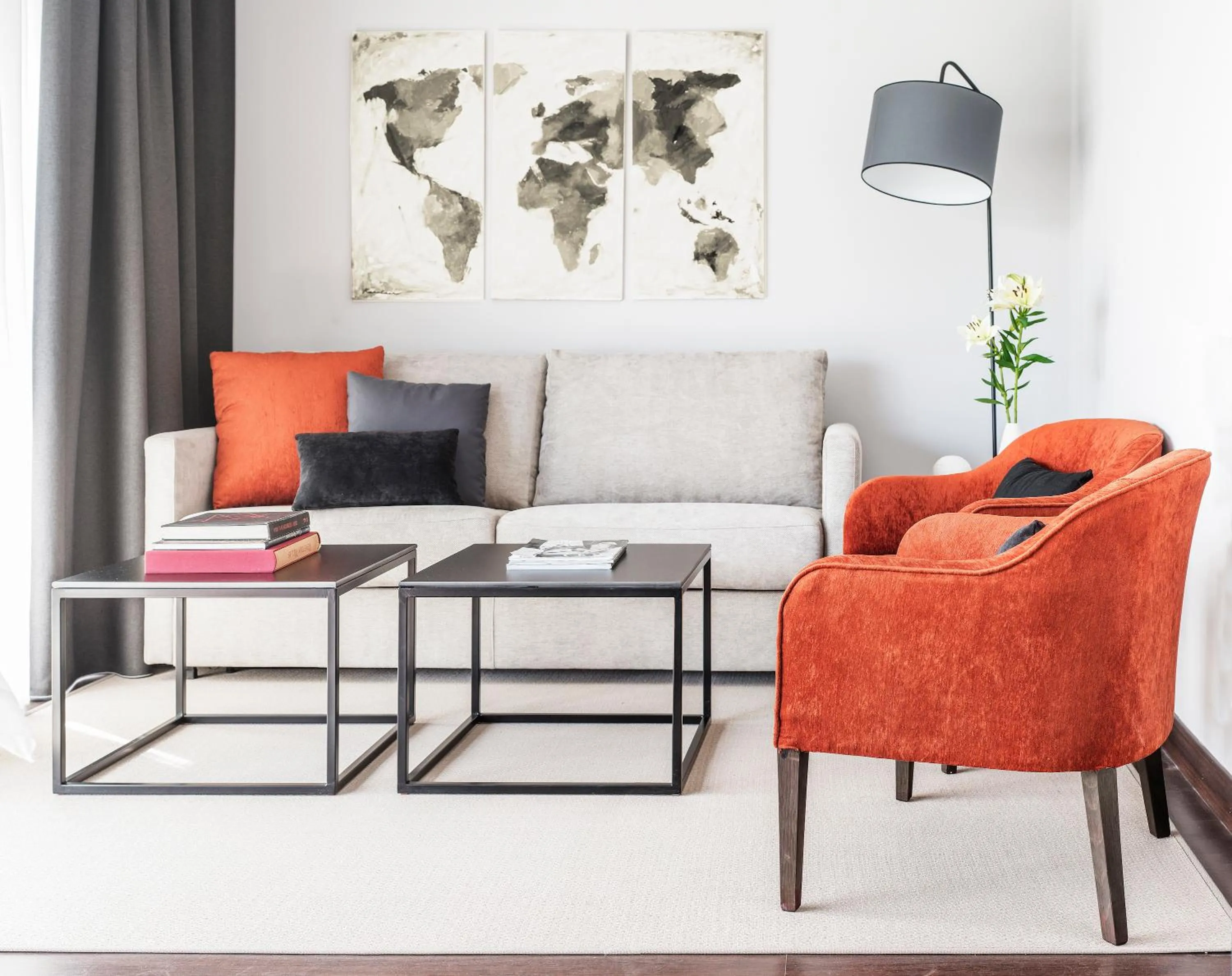 Living room in Sevilla Green Suites