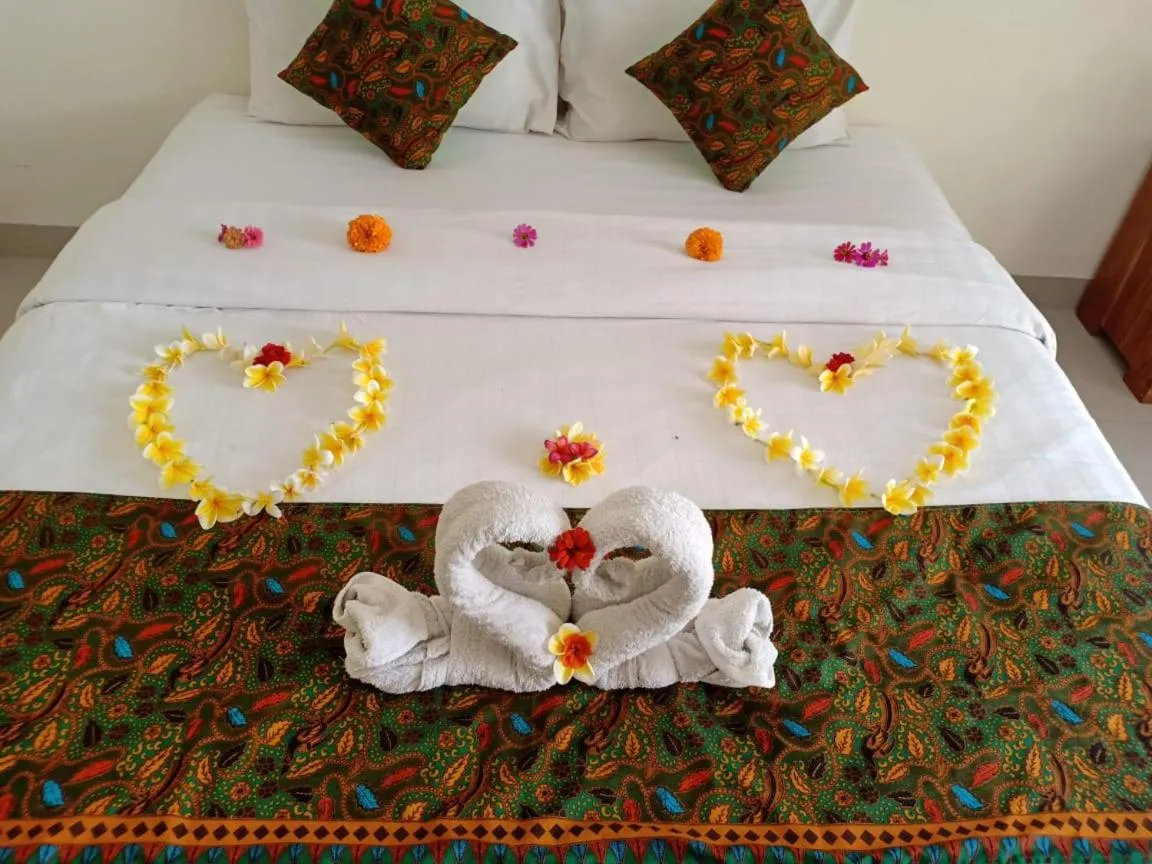 Bed in Sari Nusa Inn