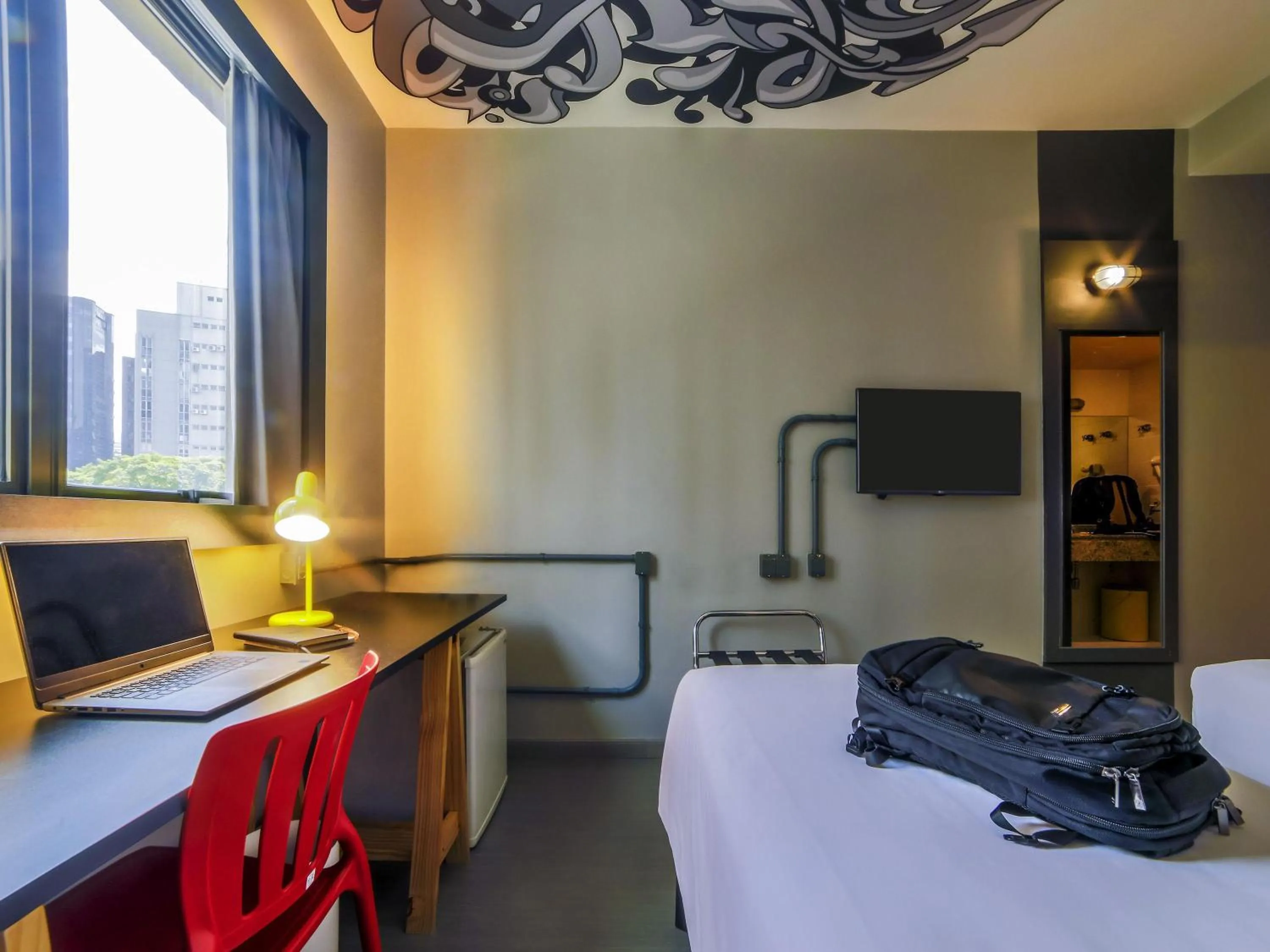 Bedroom, Bed in ibis Styles SP Faria Lima