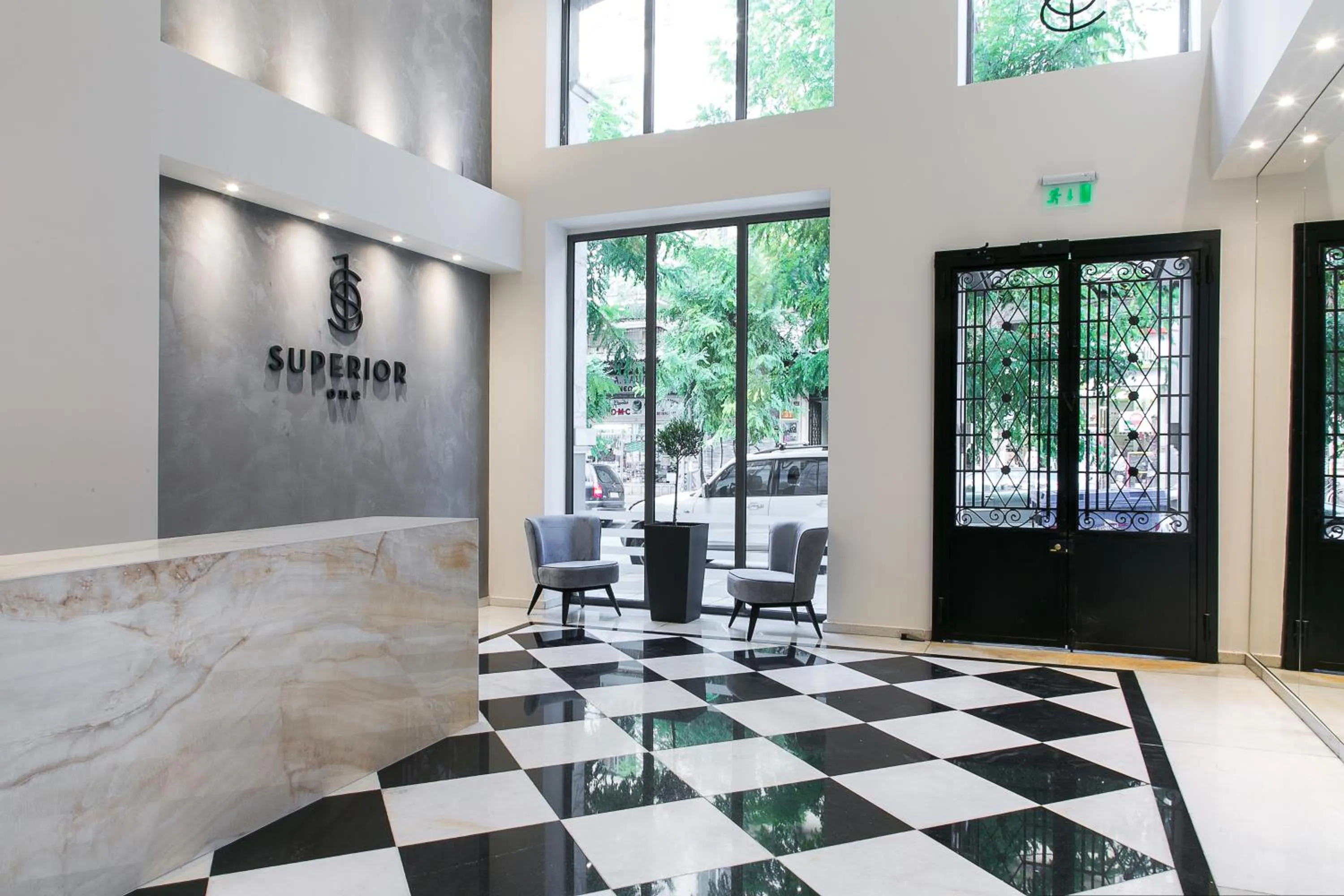 Seating area in Superior One Boutique Hotel