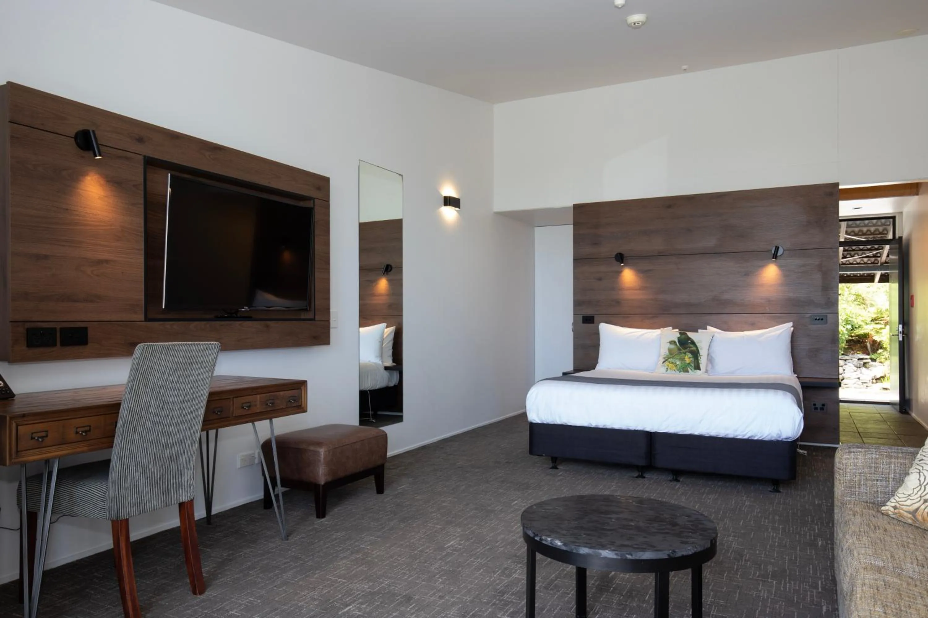 Bed in Scenic Hotel Punakaiki