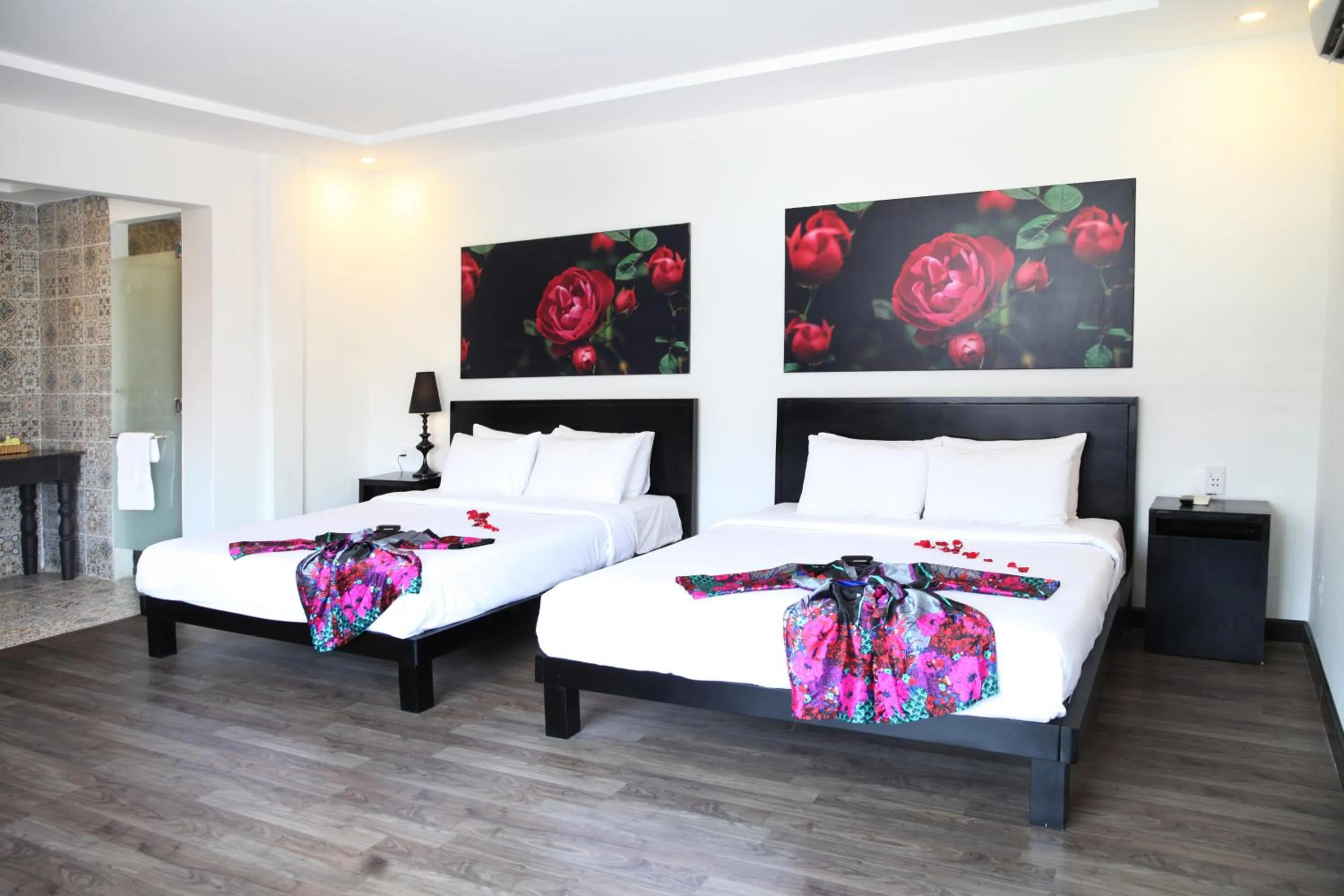 Balcony/Terrace, Bed in Thanh Binh 2 Hotel