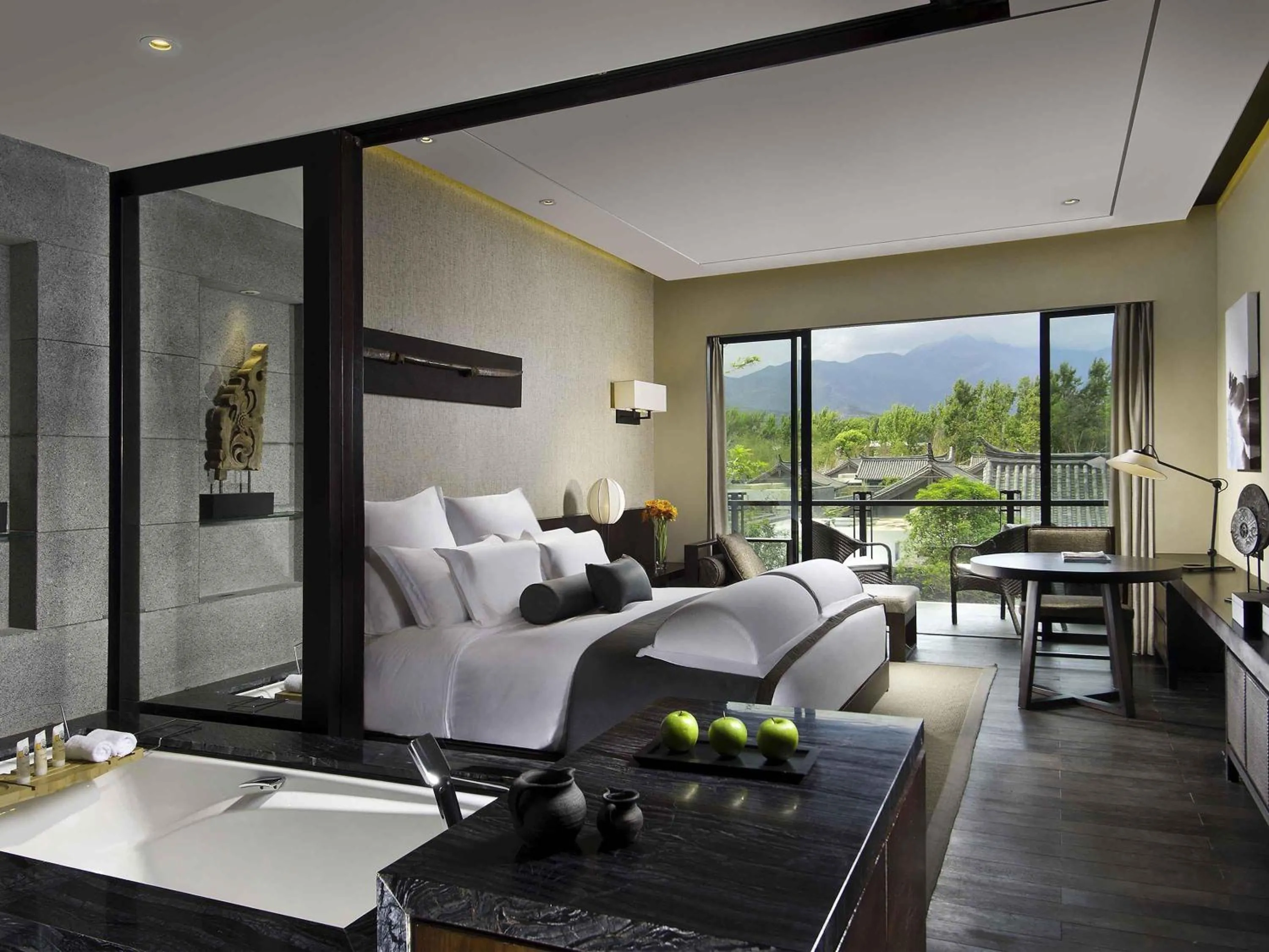 Bedroom in Pullman Lijiang Resort & Spa