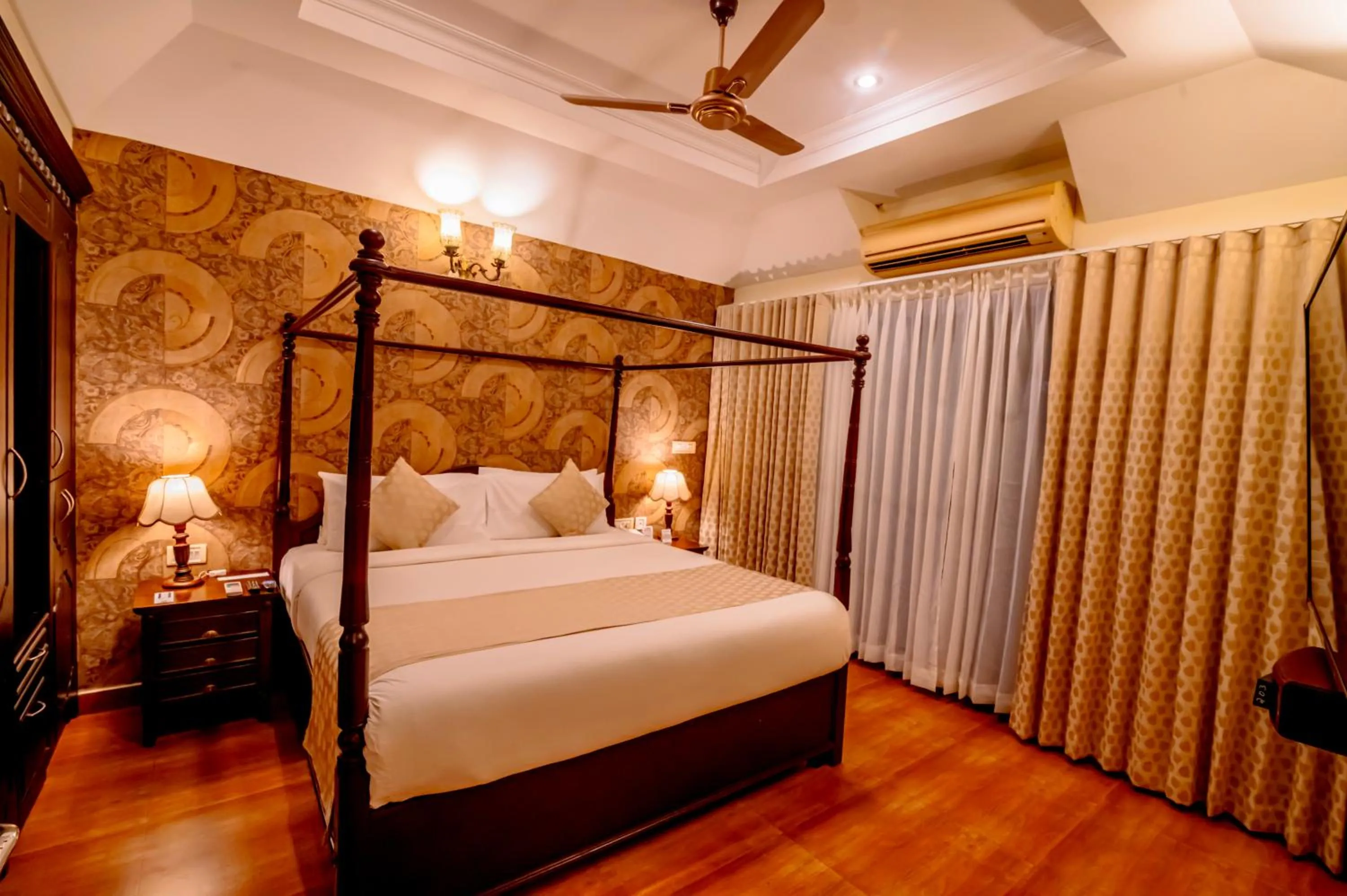 Bedroom, Bed in Fragrant Nature Backwater Resort & Ayurveda Spa Kollam