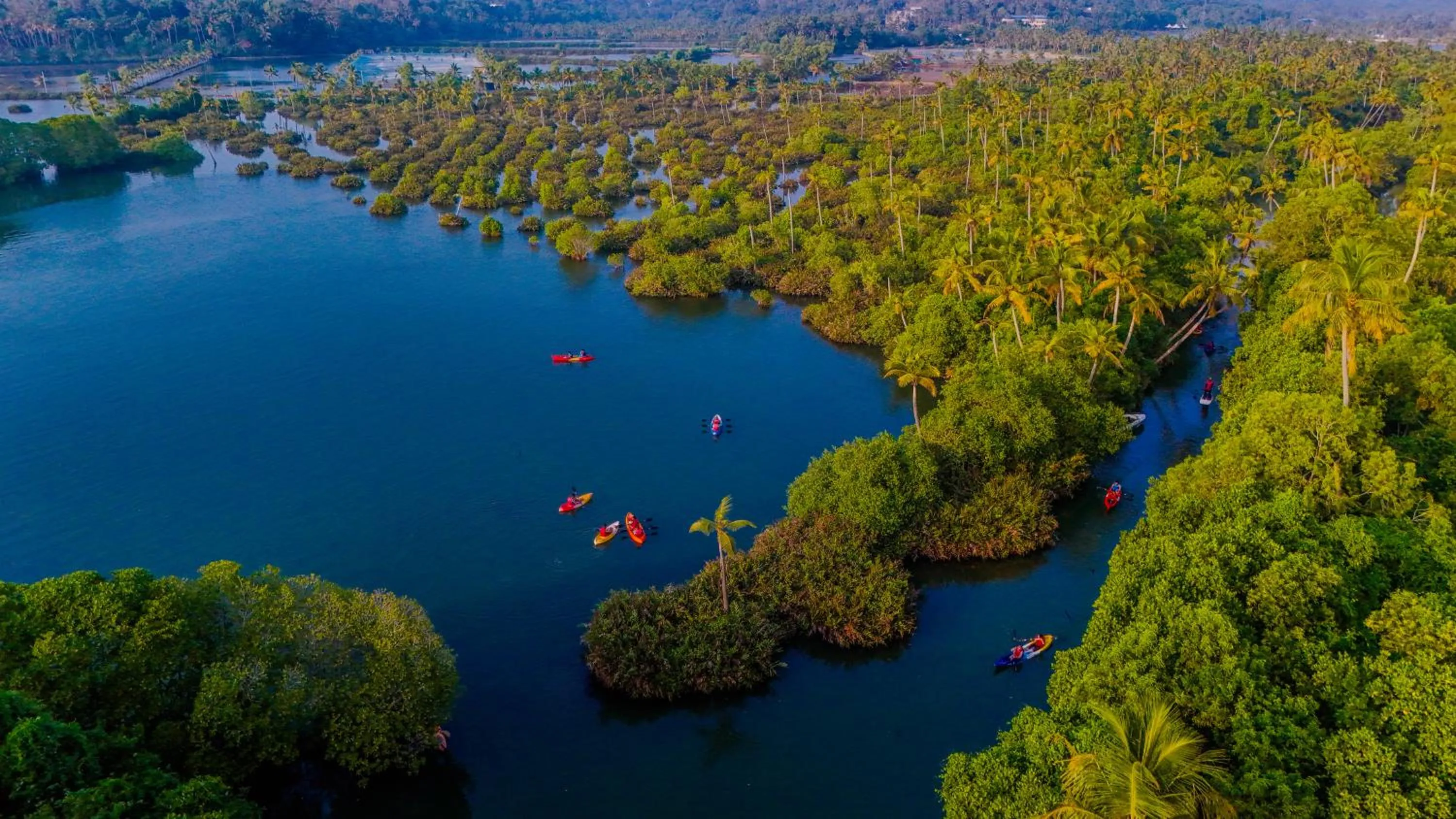 Lake view in Fragrant Nature Backwater Resort & Ayurveda Spa Kollam