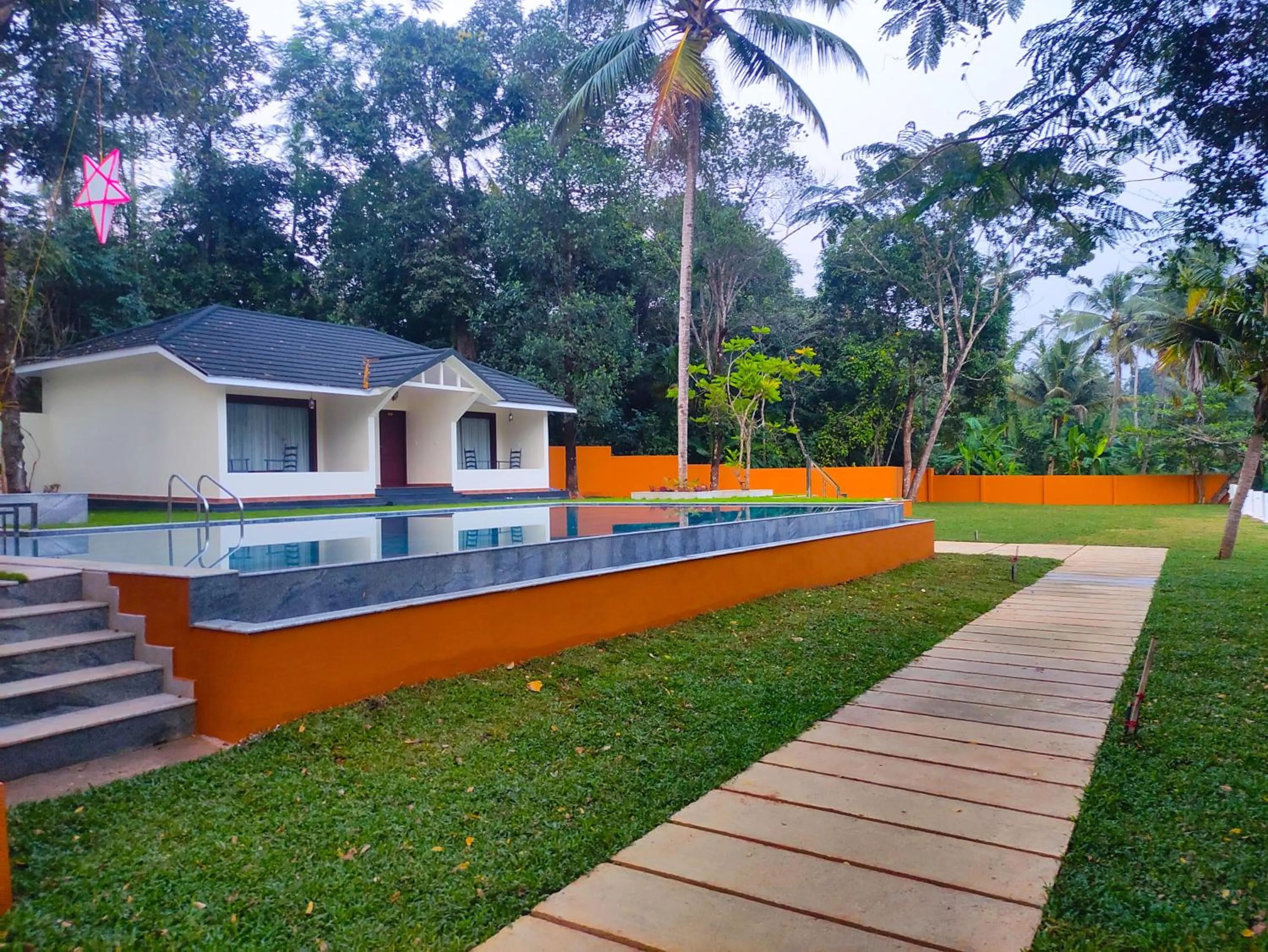 Swimming pool in Fragrant Nature Backwater Resort & Ayurveda Spa Kollam