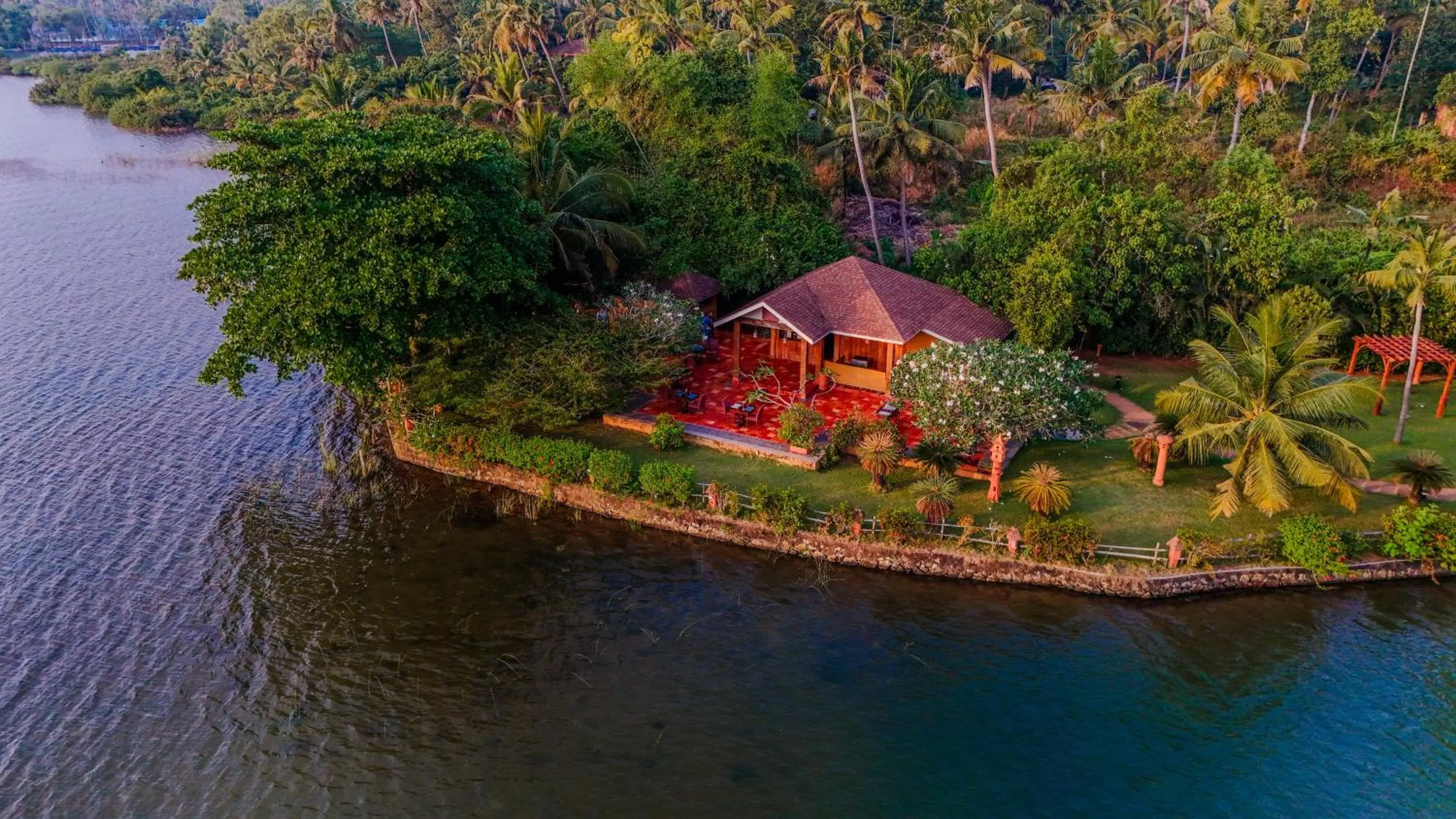 Lake view in Fragrant Nature Backwater Resort & Ayurveda Spa Kollam
