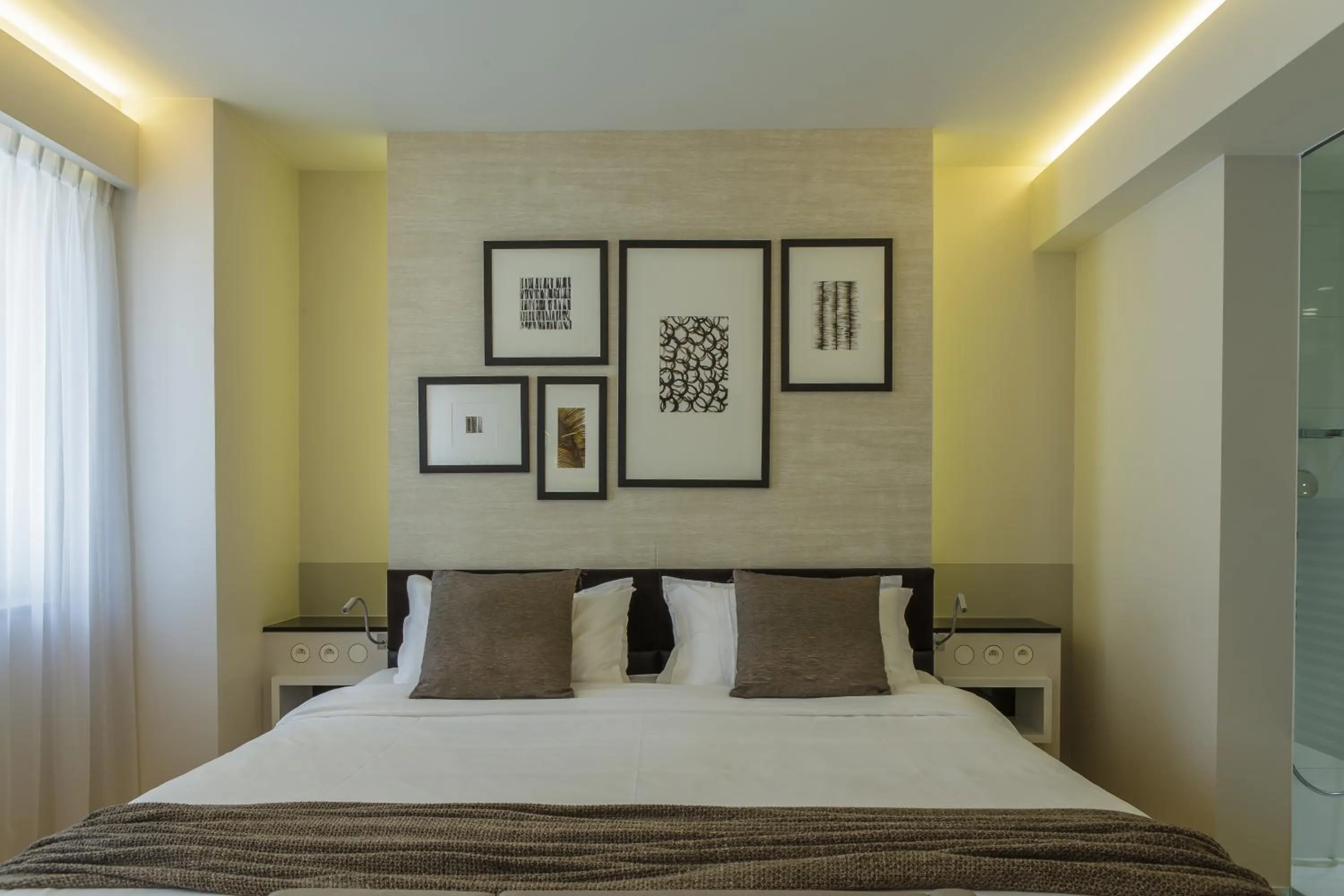 Decorative detail, Bed in HasHotel