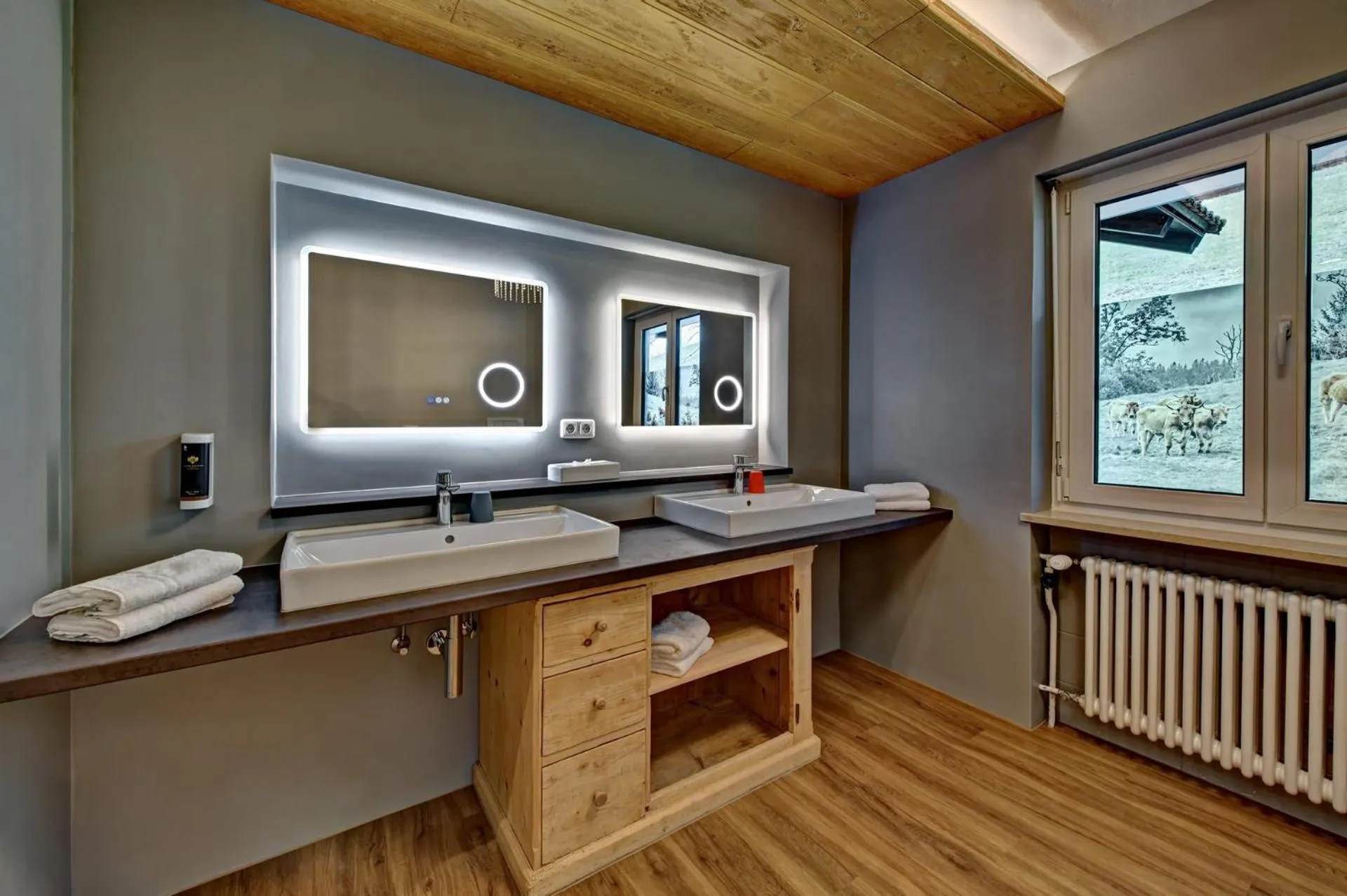 Bathroom in Allgäuer Panoramahotel