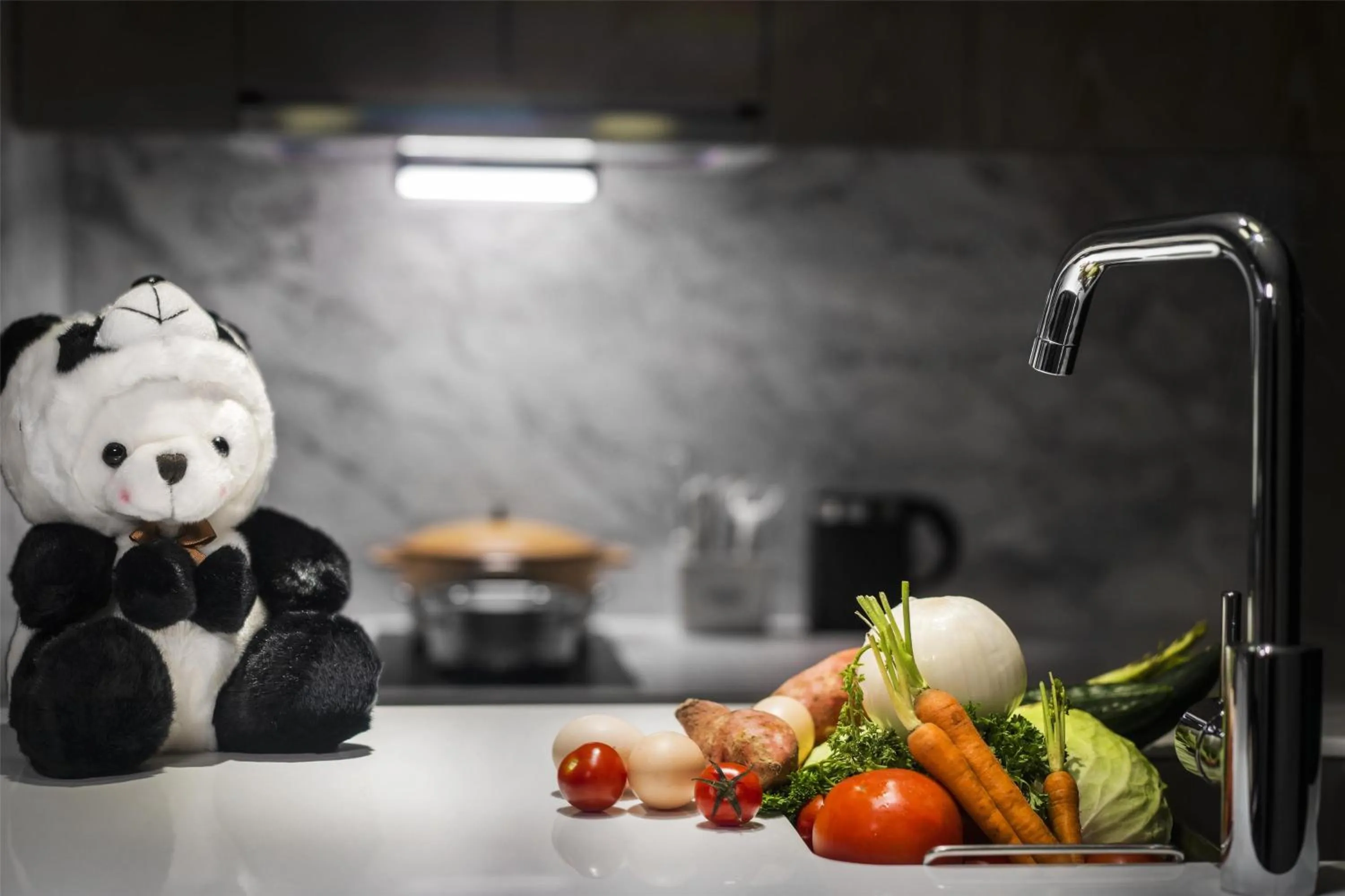 Kitchen or kitchenette in Kempinski Hotel Chengdu-City Center