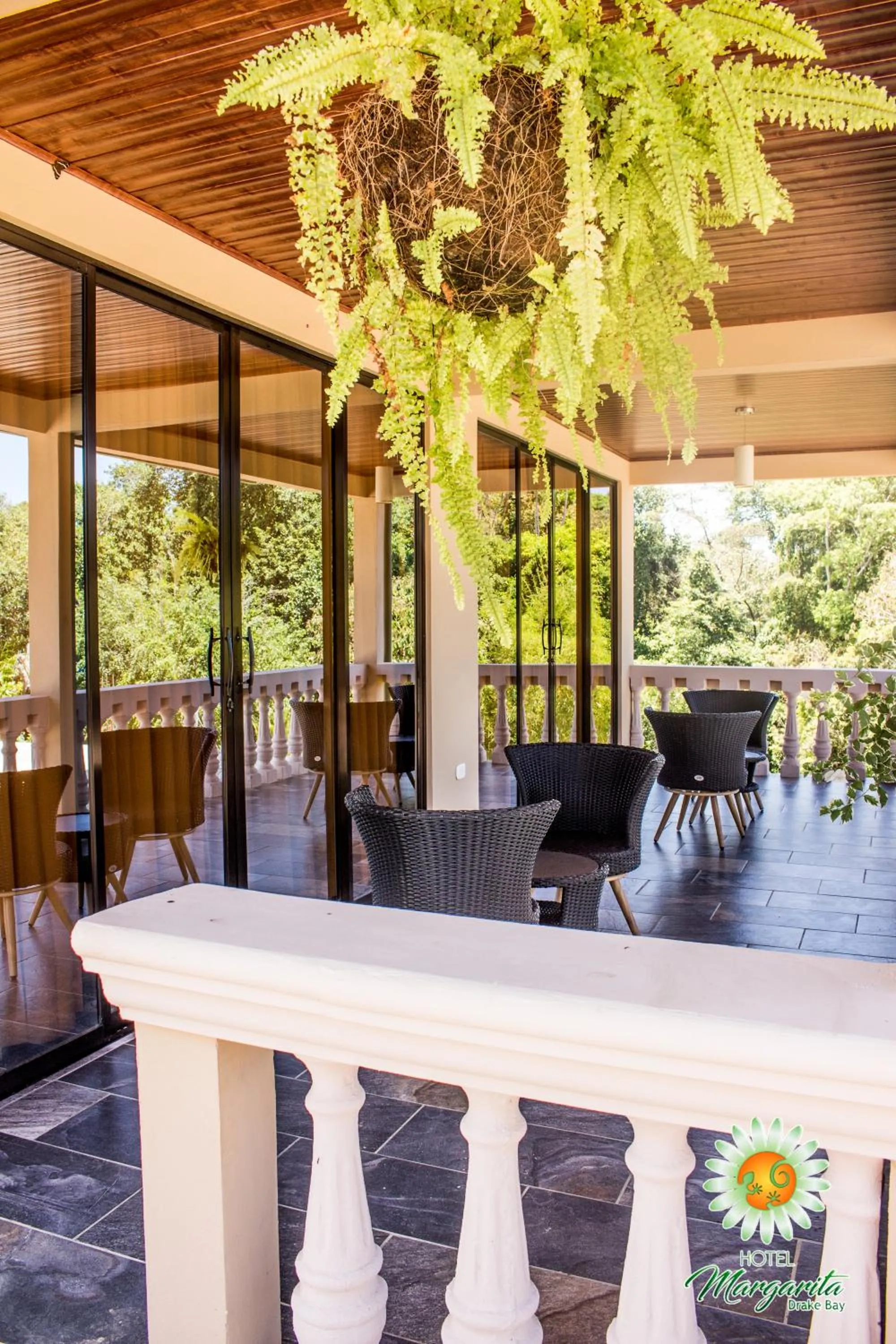 Balcony/Terrace in Hotel Margarita and Tour Operator Drake Bay