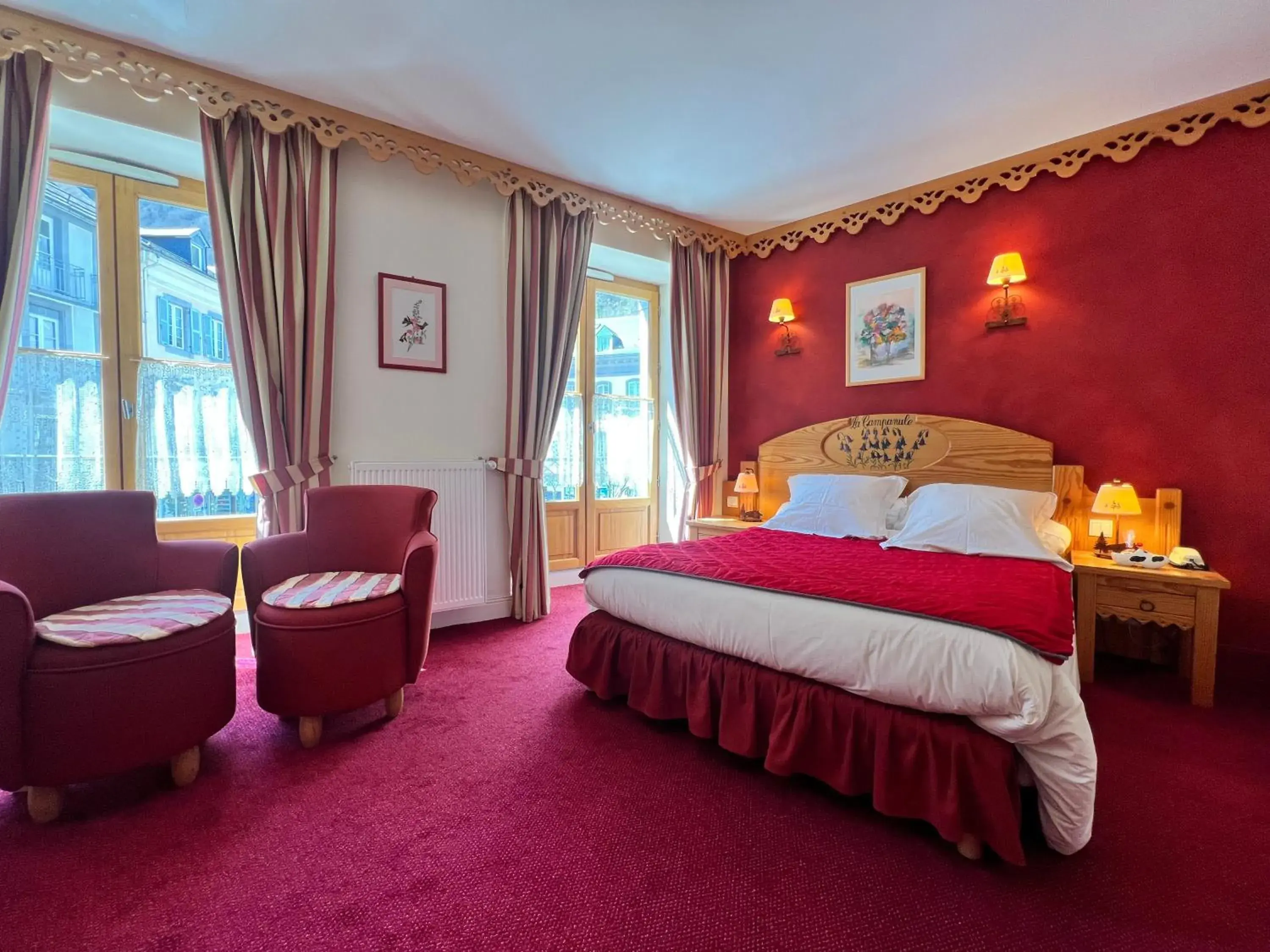 Double Room in Hôtel Le Bois Joli Double Room in Hôtel Le Bois Joli