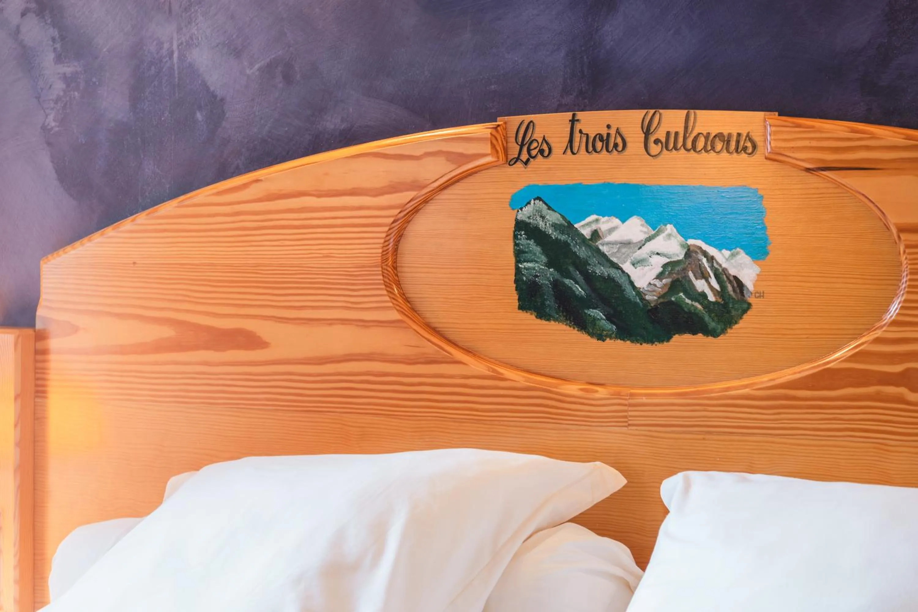 Bed in Hôtel Le Bois Joli